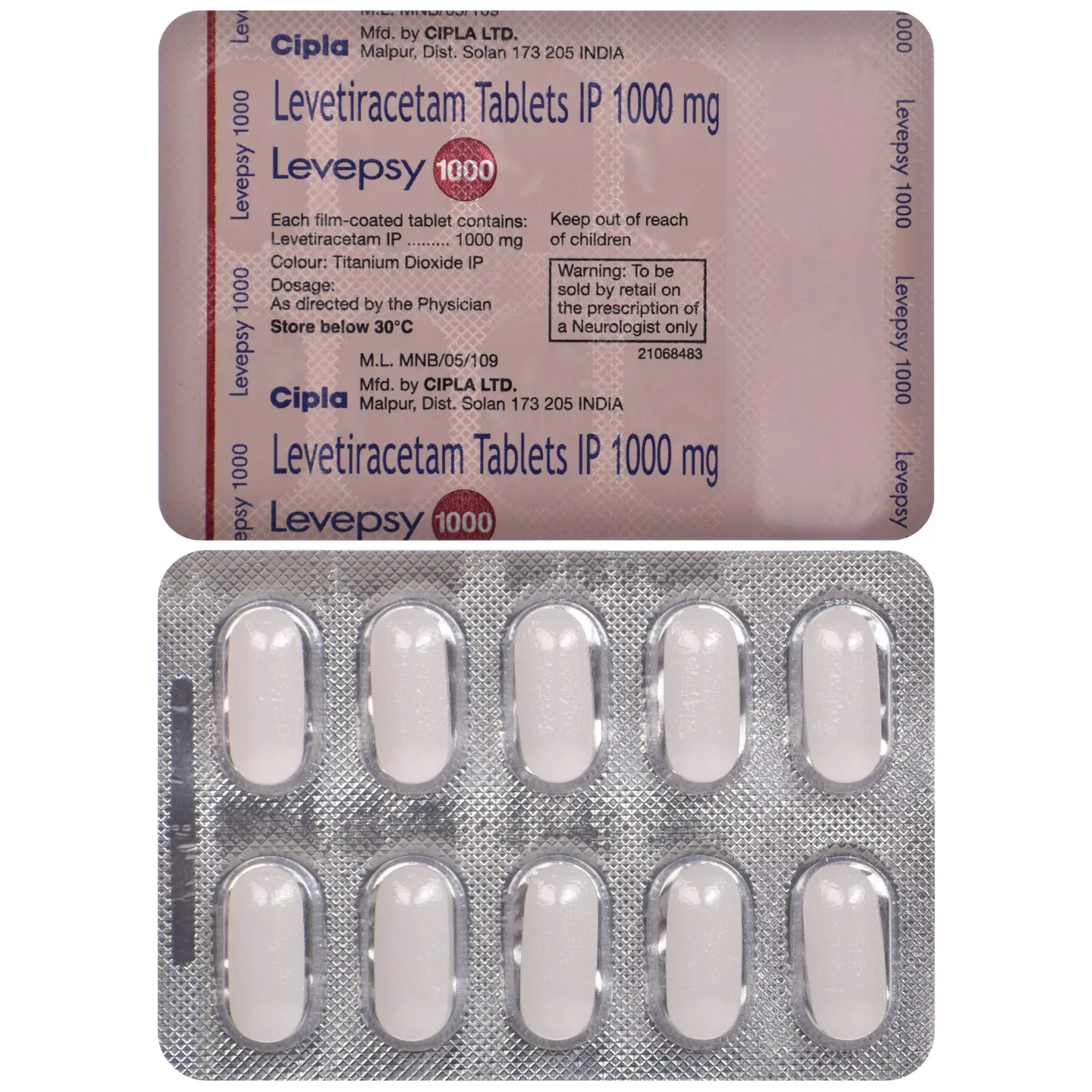 Levepsy 1000 Tablet product image