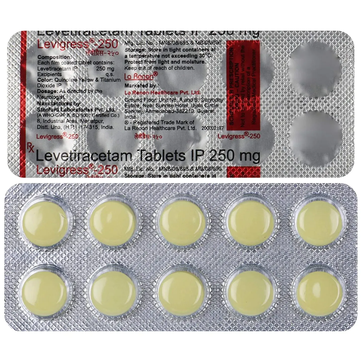 Levigress 250 Tablet product image