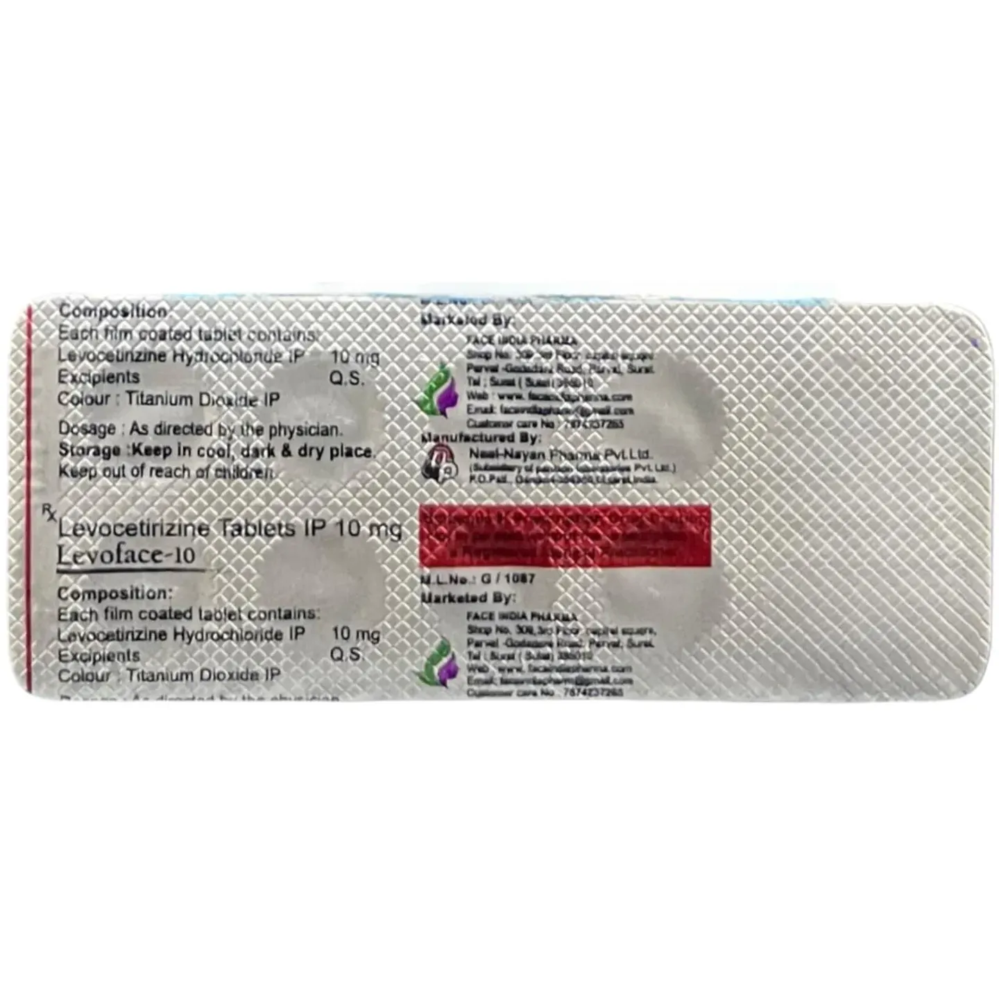 Levoface 10 Tablet product image
