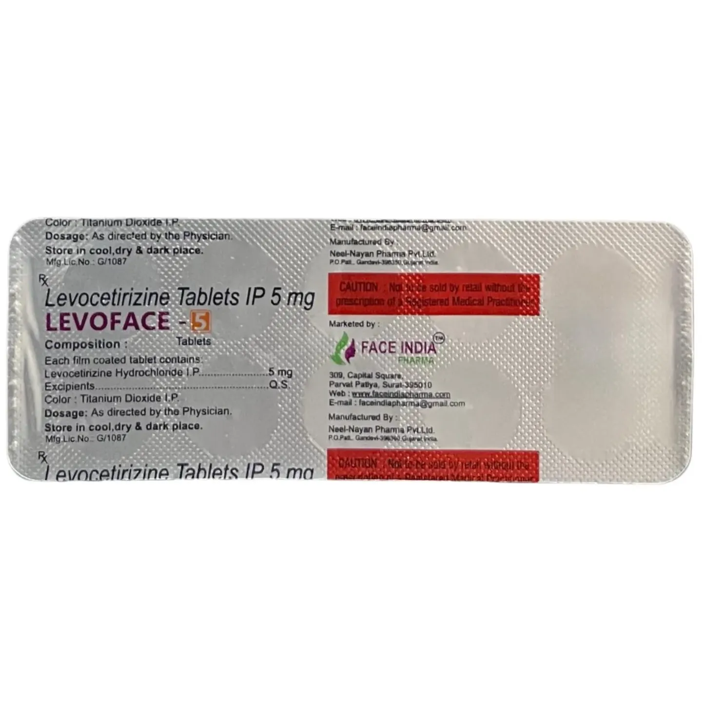 Levoface 5 Tablet product image