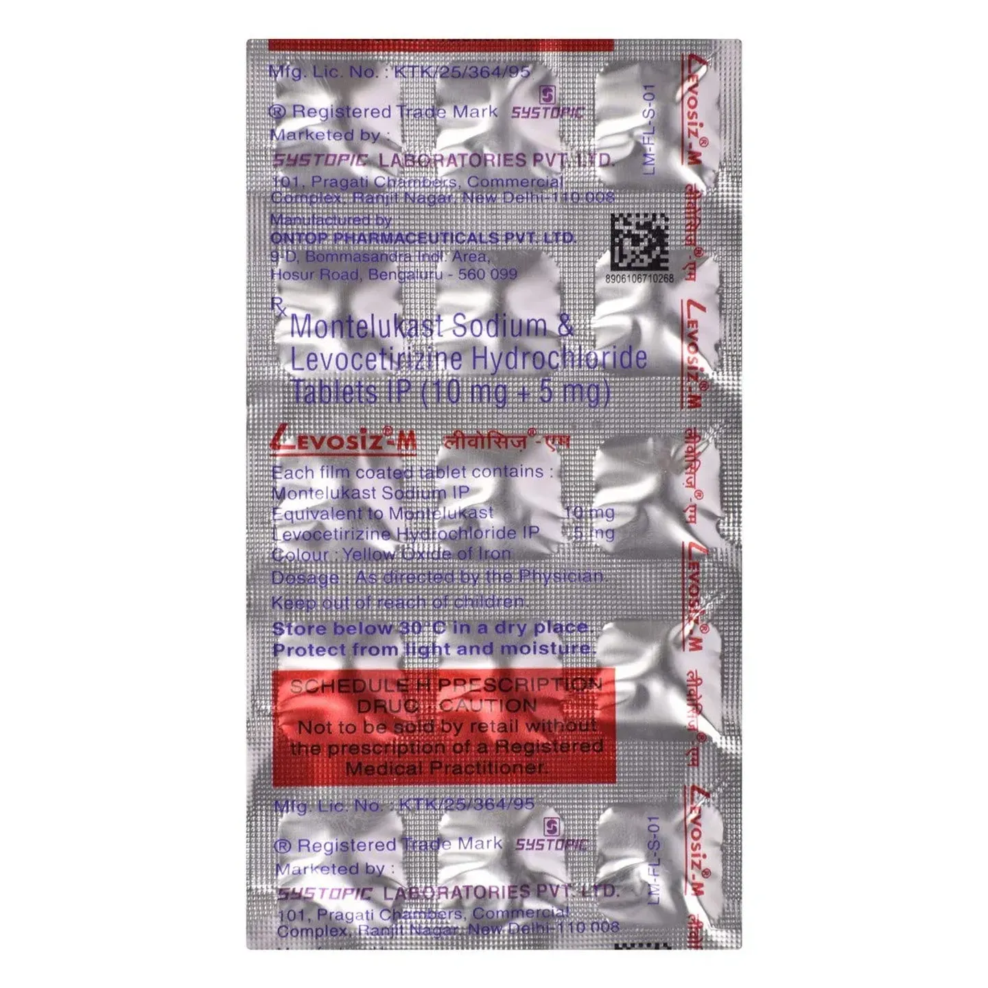 Levosiz M Tablet product image