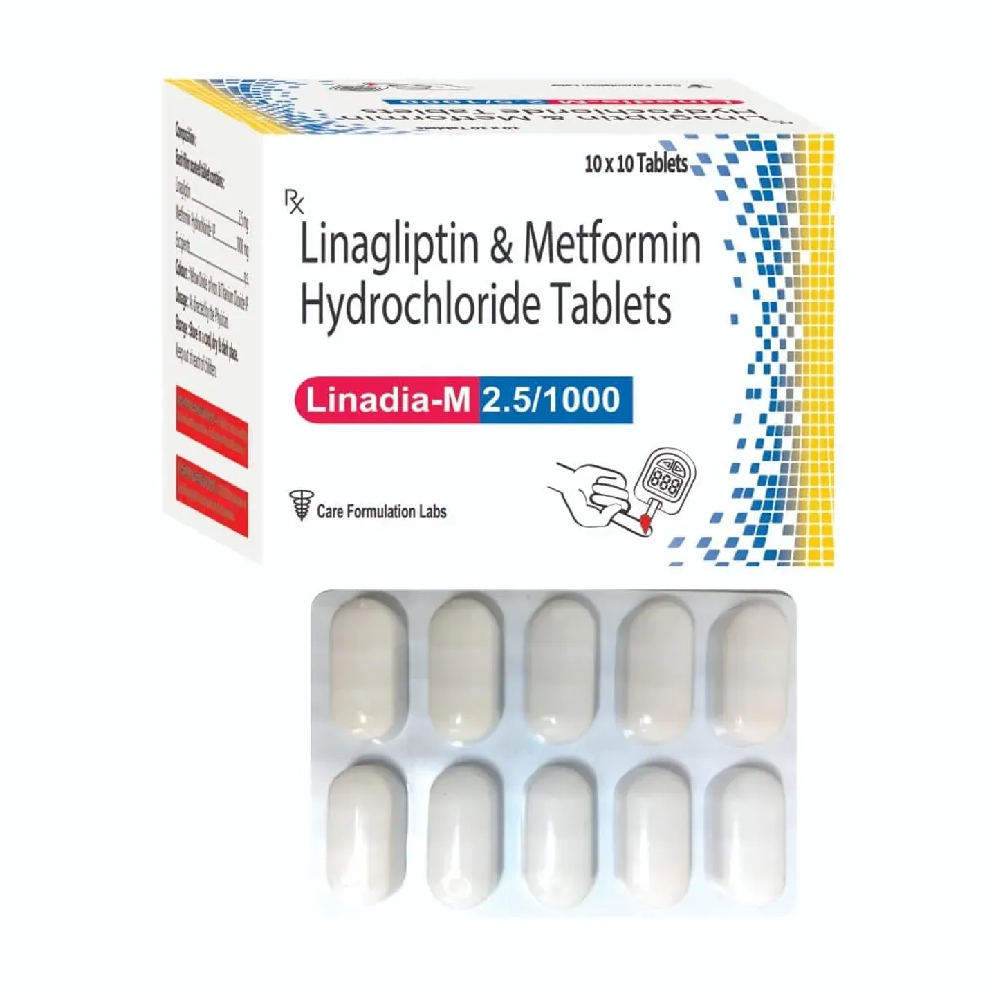 Linadia M 2.5/1000 Tablet product image