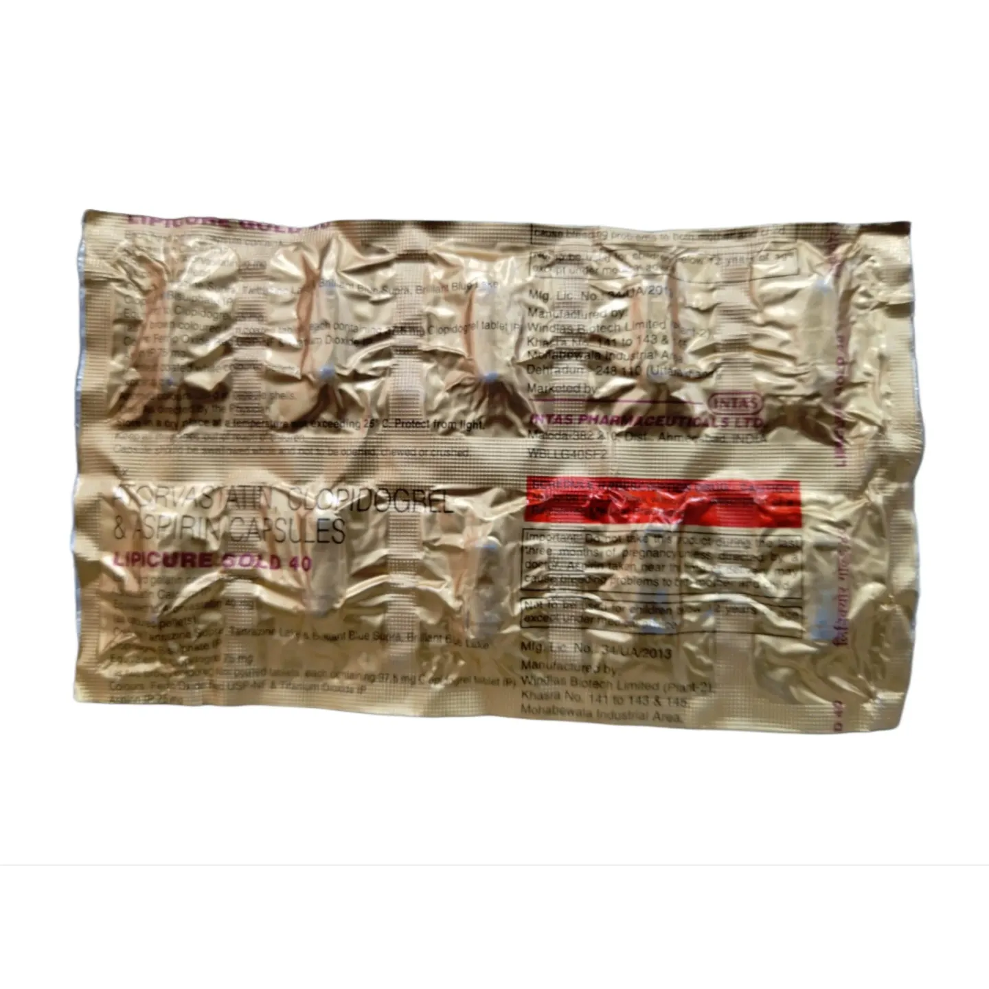 Lipicure Gold 40 Capsule product image