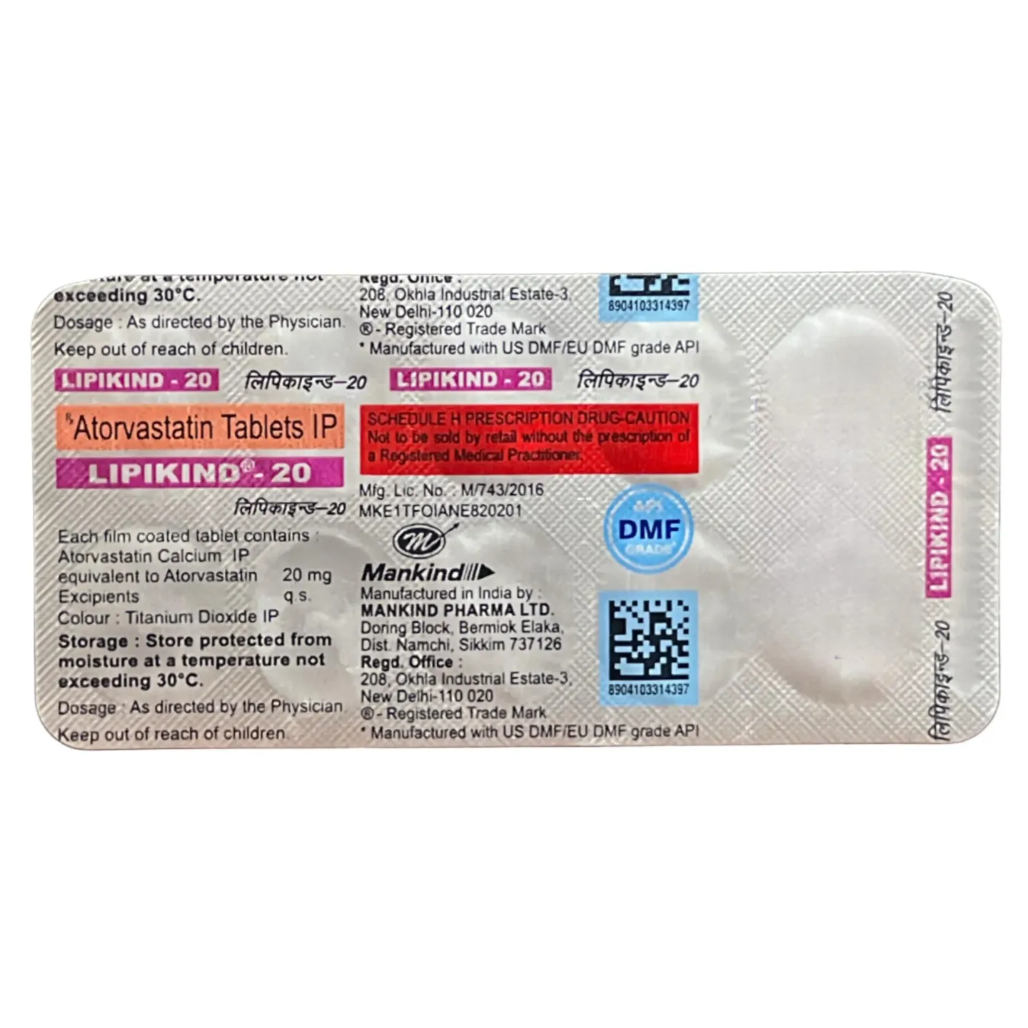 Lipikind 20 Tablet product image