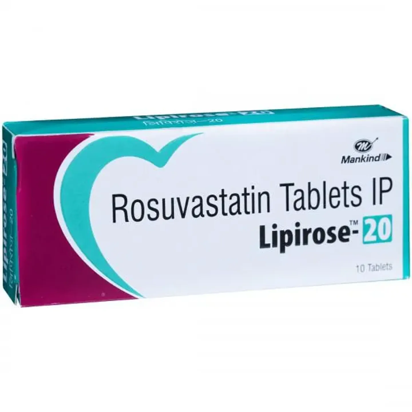 Lipirose 20 Tablet product image