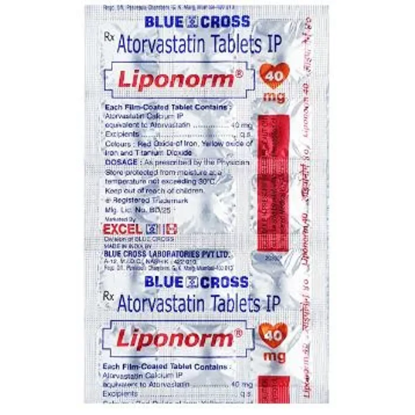 Liponorm 40 Tablet product image