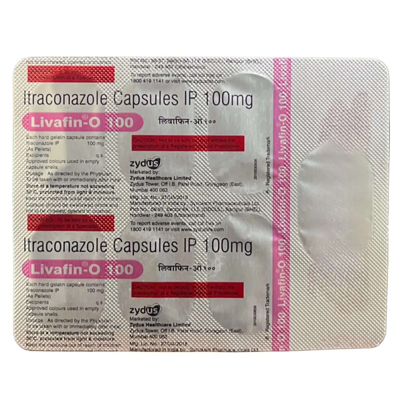 Livafin O 100 Capsule product image