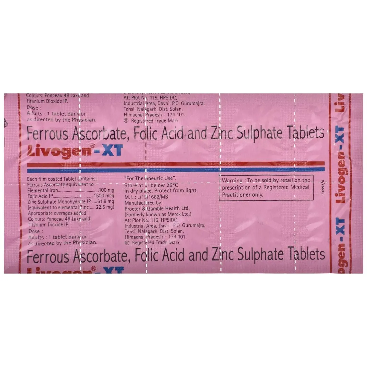 Livogen Xt Tablet product image