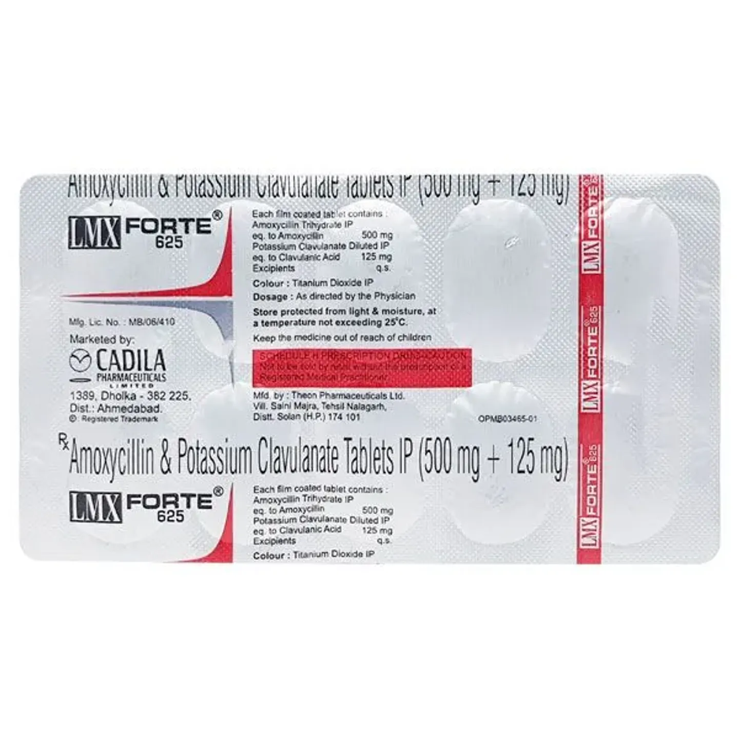 Lmx Forte 625 Tablet product image