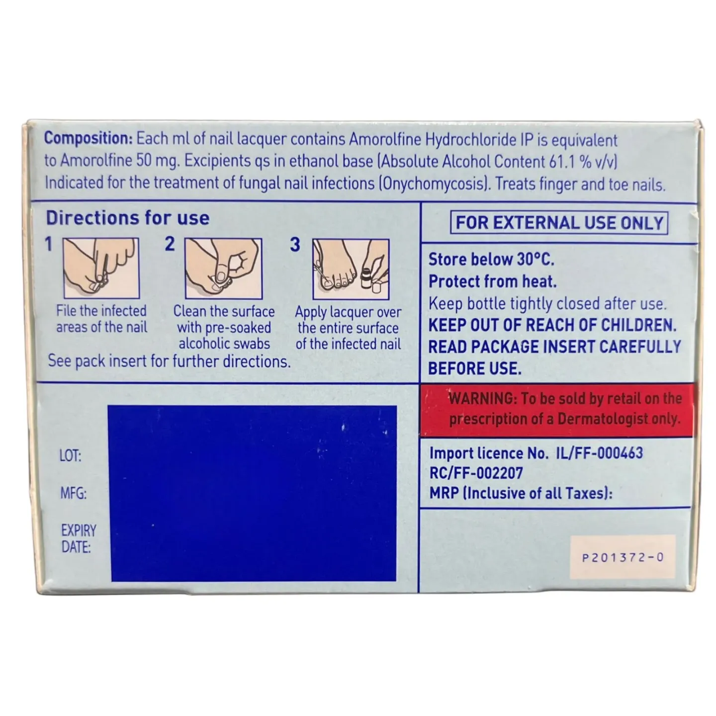 Loceryl Nail Lacquer 2.5ml product image