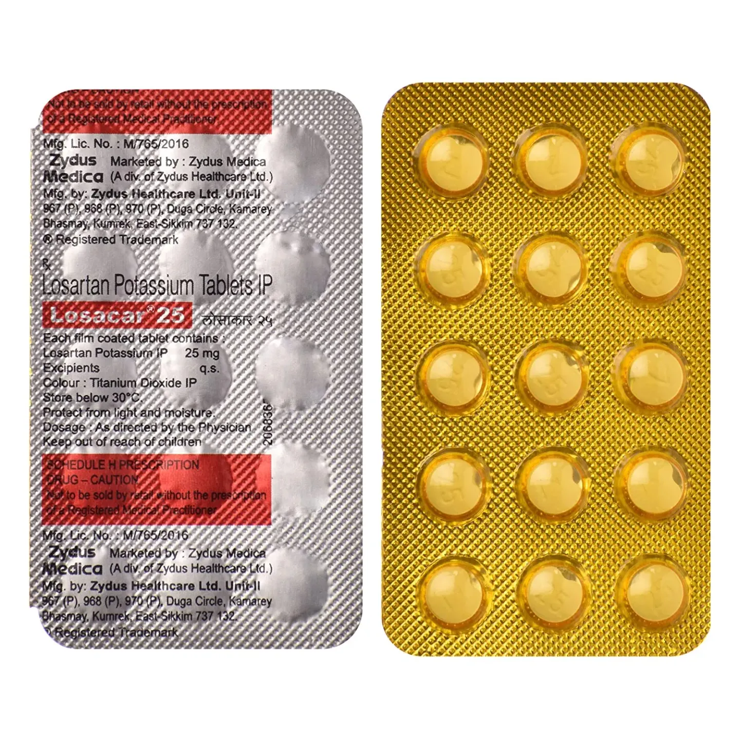 Losacar 25 Tablet product image