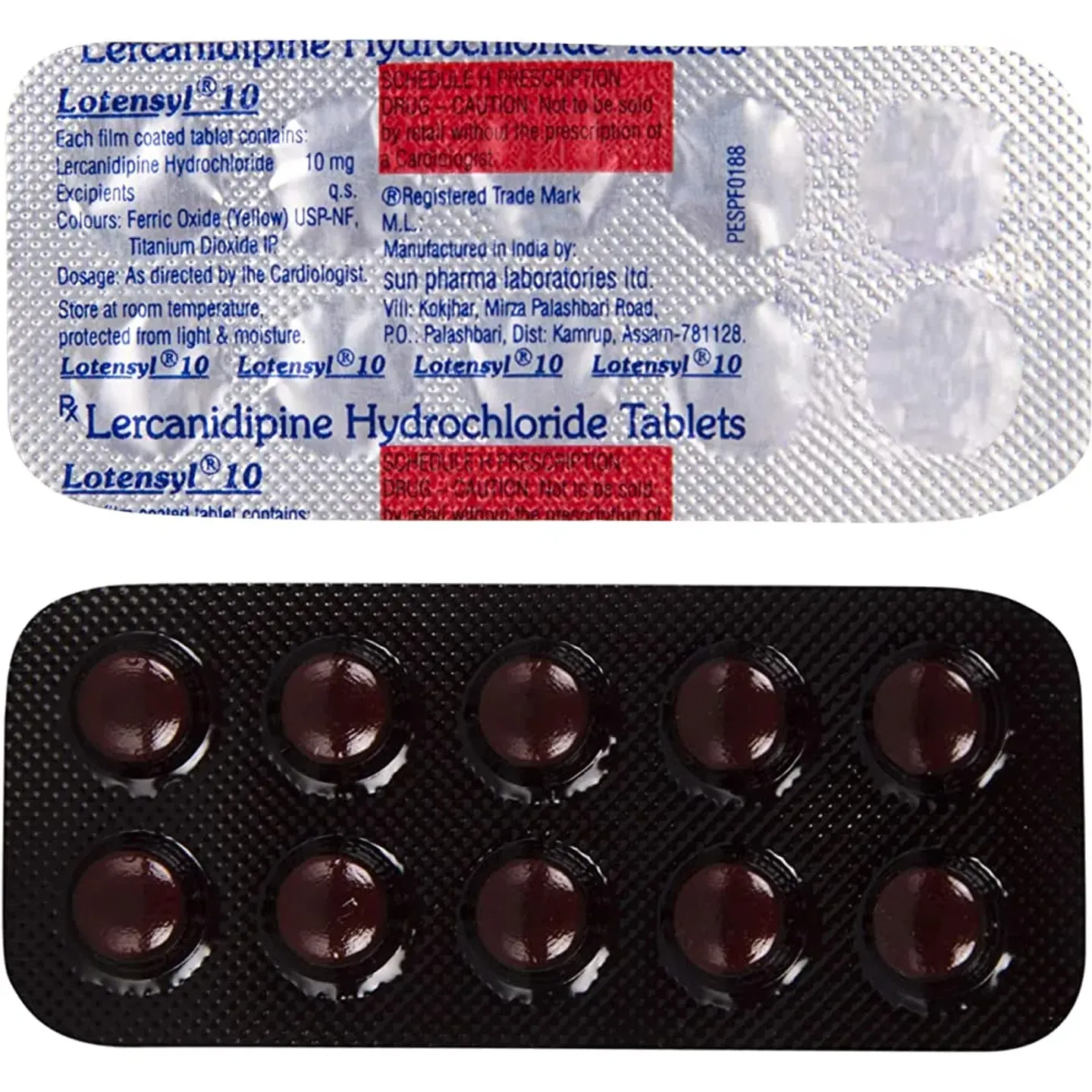 Lotensyl 10 Tablet product image