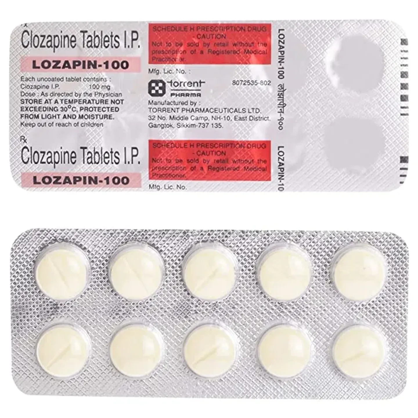 Lozapin 100 Tablet product image