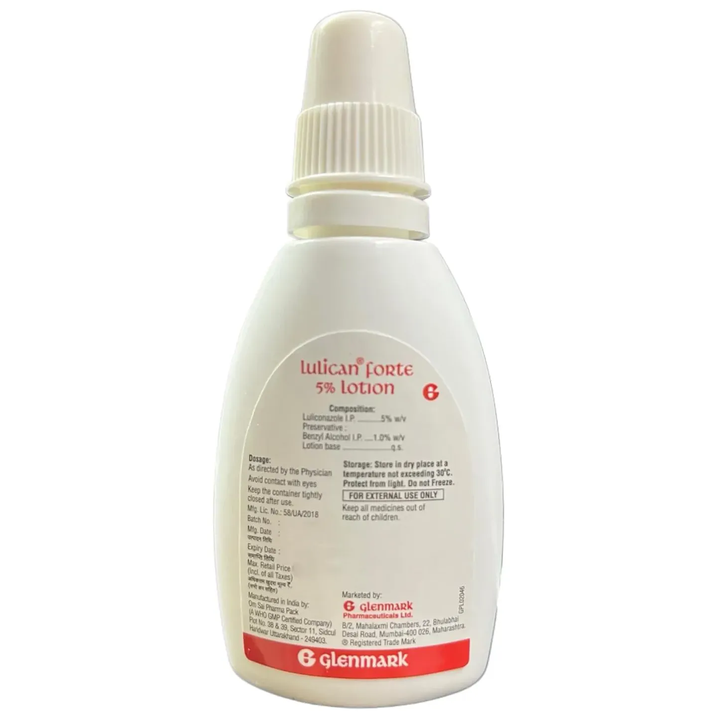 Lulican Forte Lotion 15ml product image