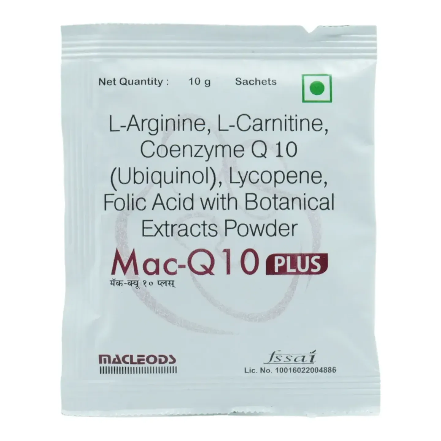 Mac Q 10 Plus Sachet 10gm product image