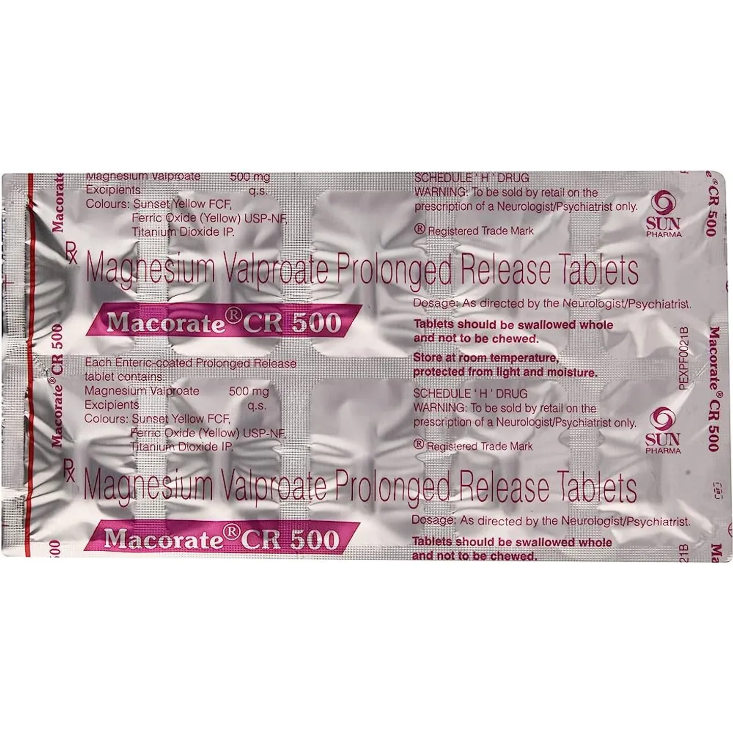 Macorate Cr 500 Tablet product image