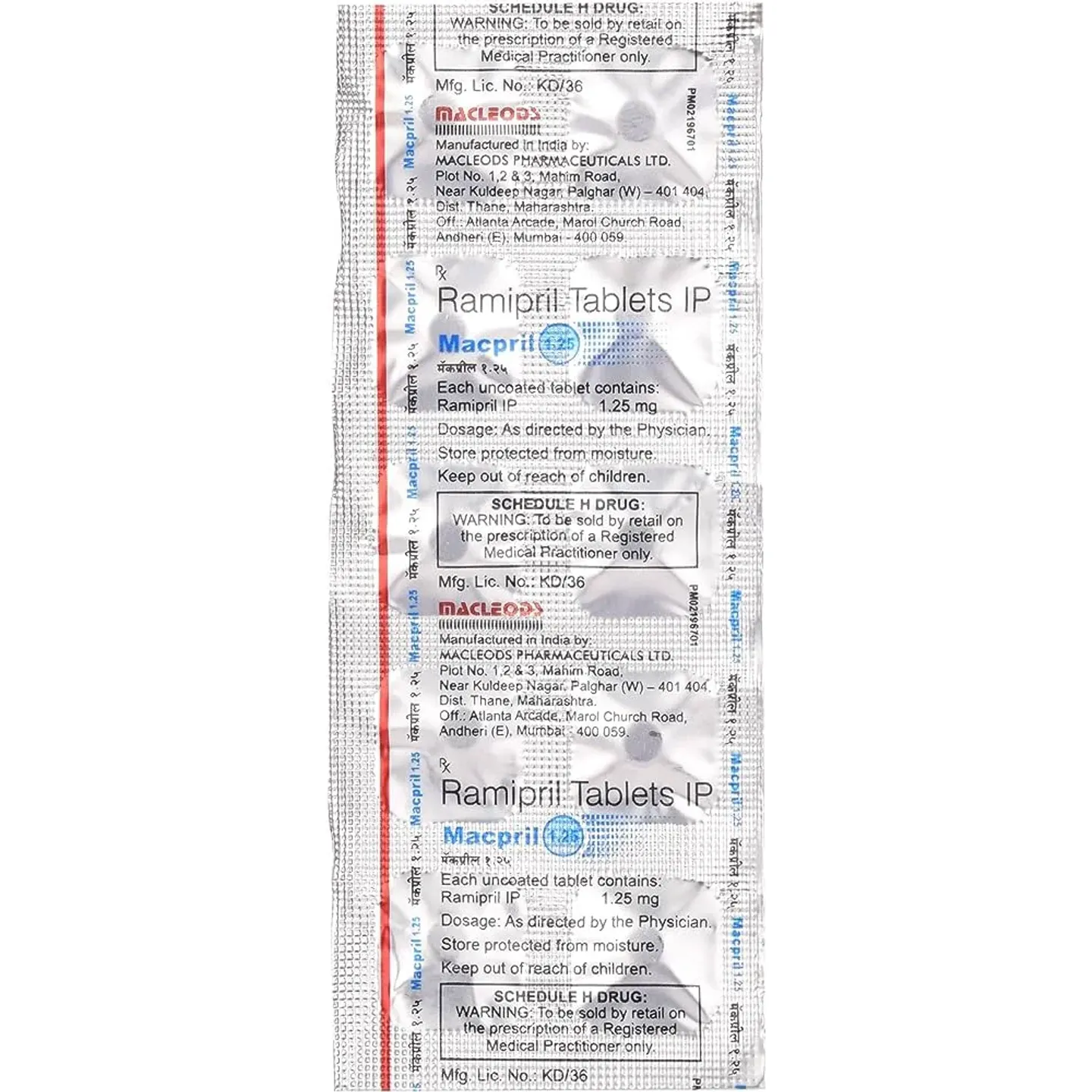 Macpril 1.25 Tablet product image