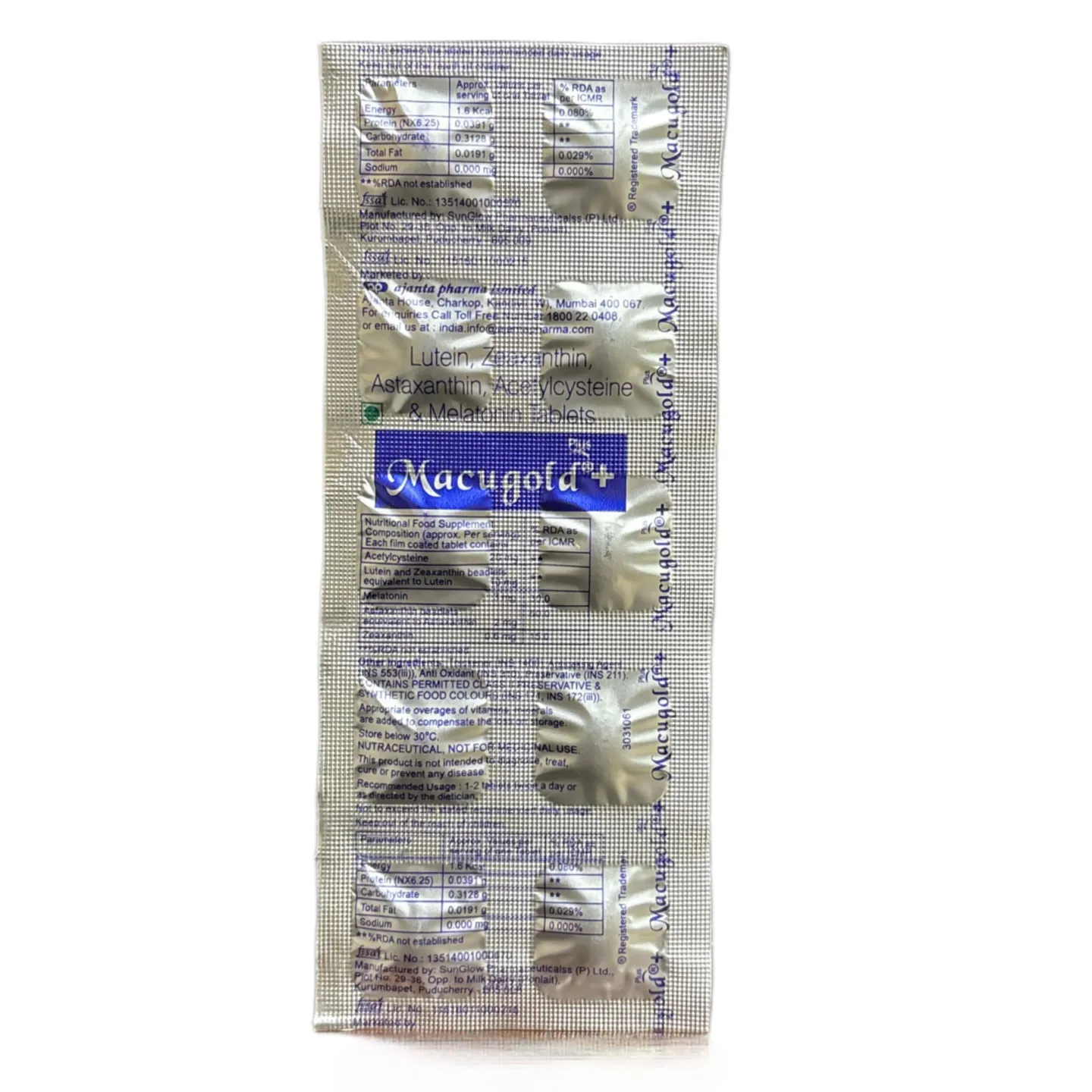 Macugold Plus Tablet product image