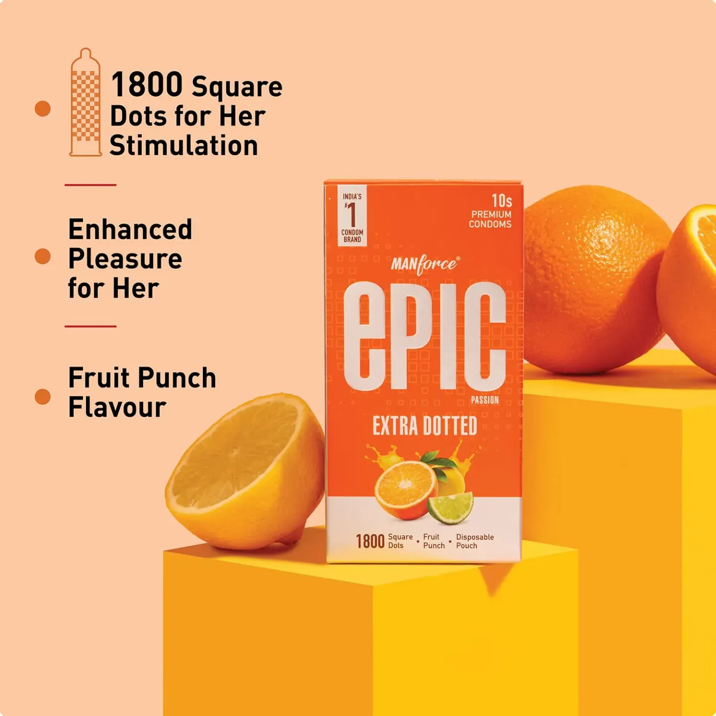 Manforce Epic Passion Extra Dotted Premium Lubr... product image