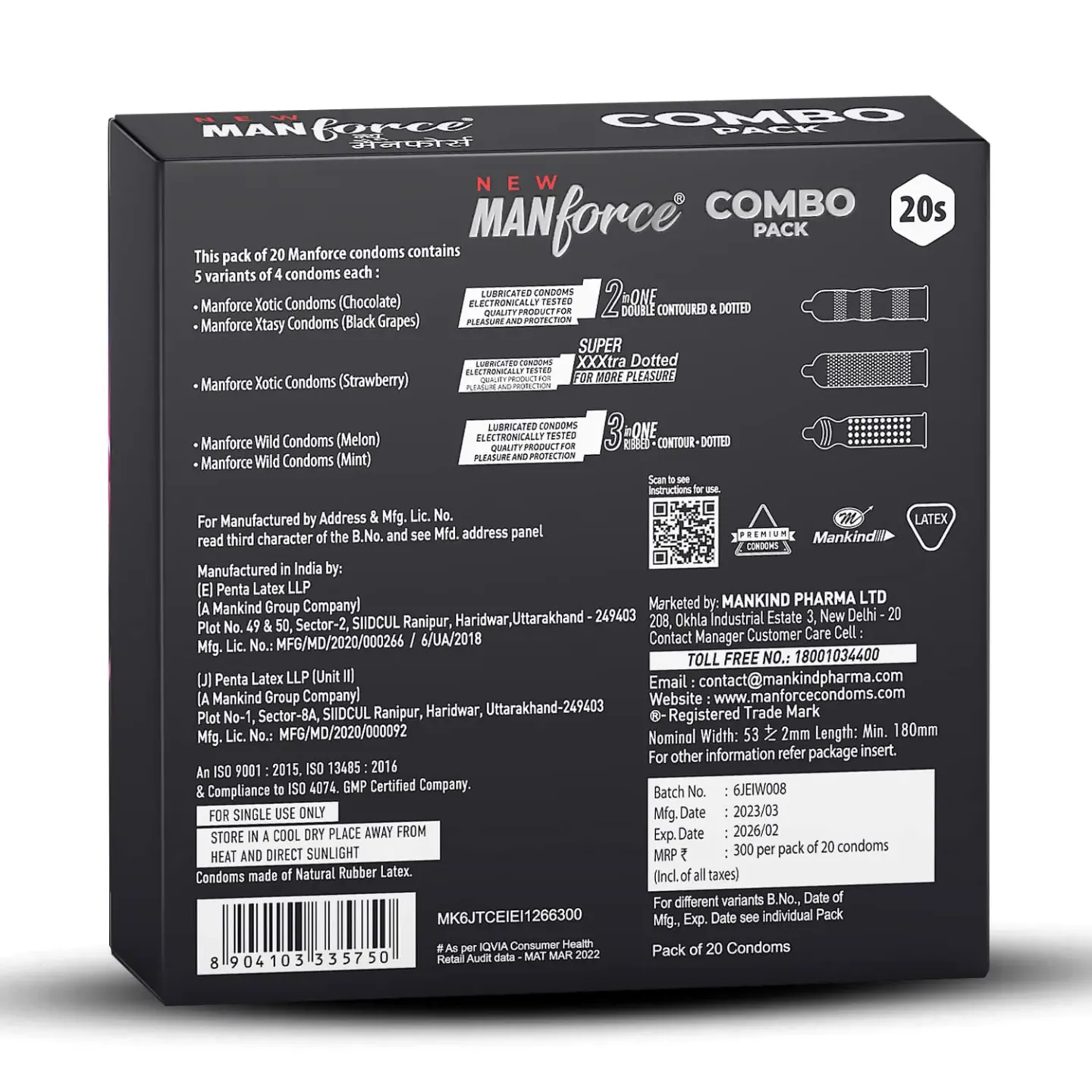 Manforce Wild Condoms Combo Pack product image