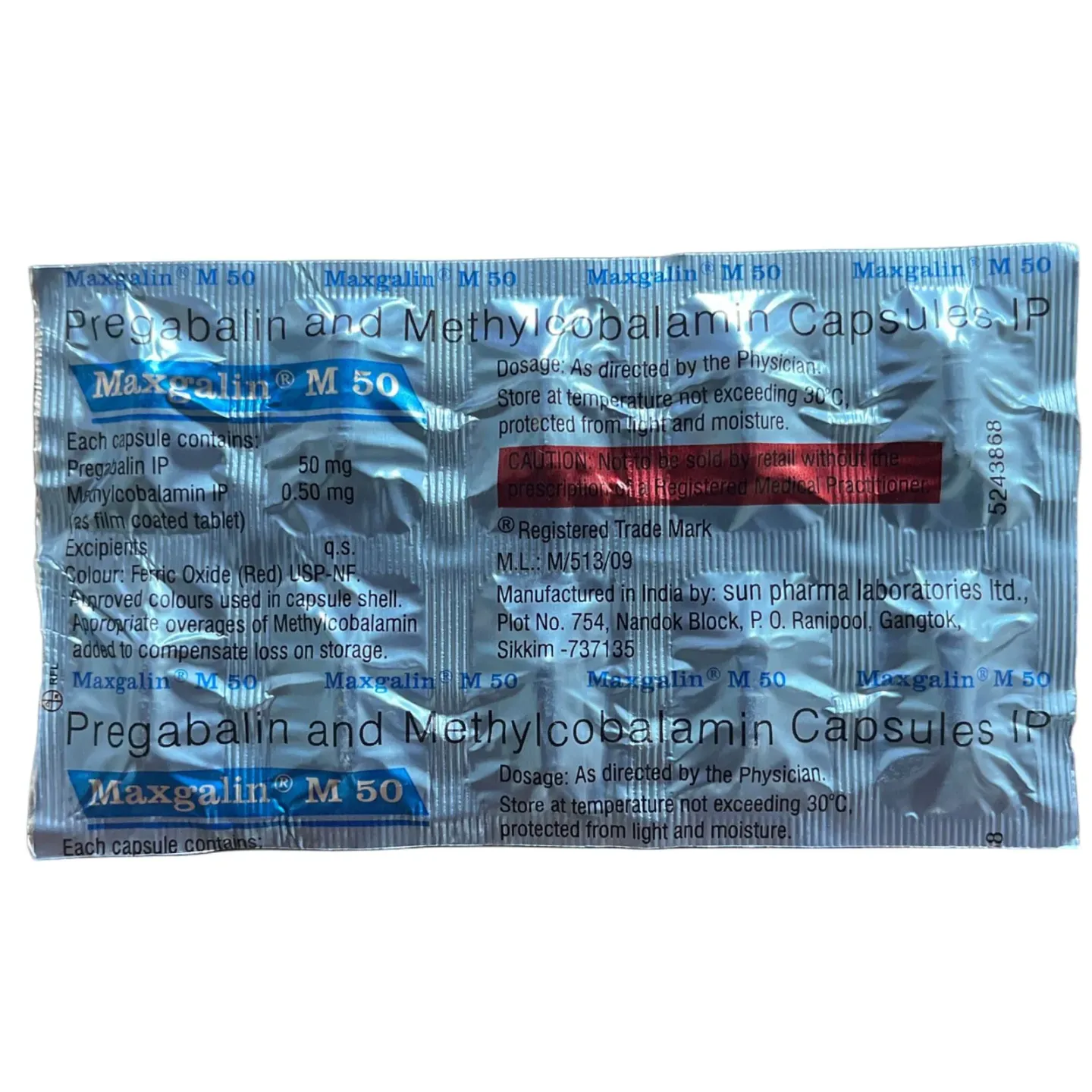 Maxgalin M 50 Capsule product image