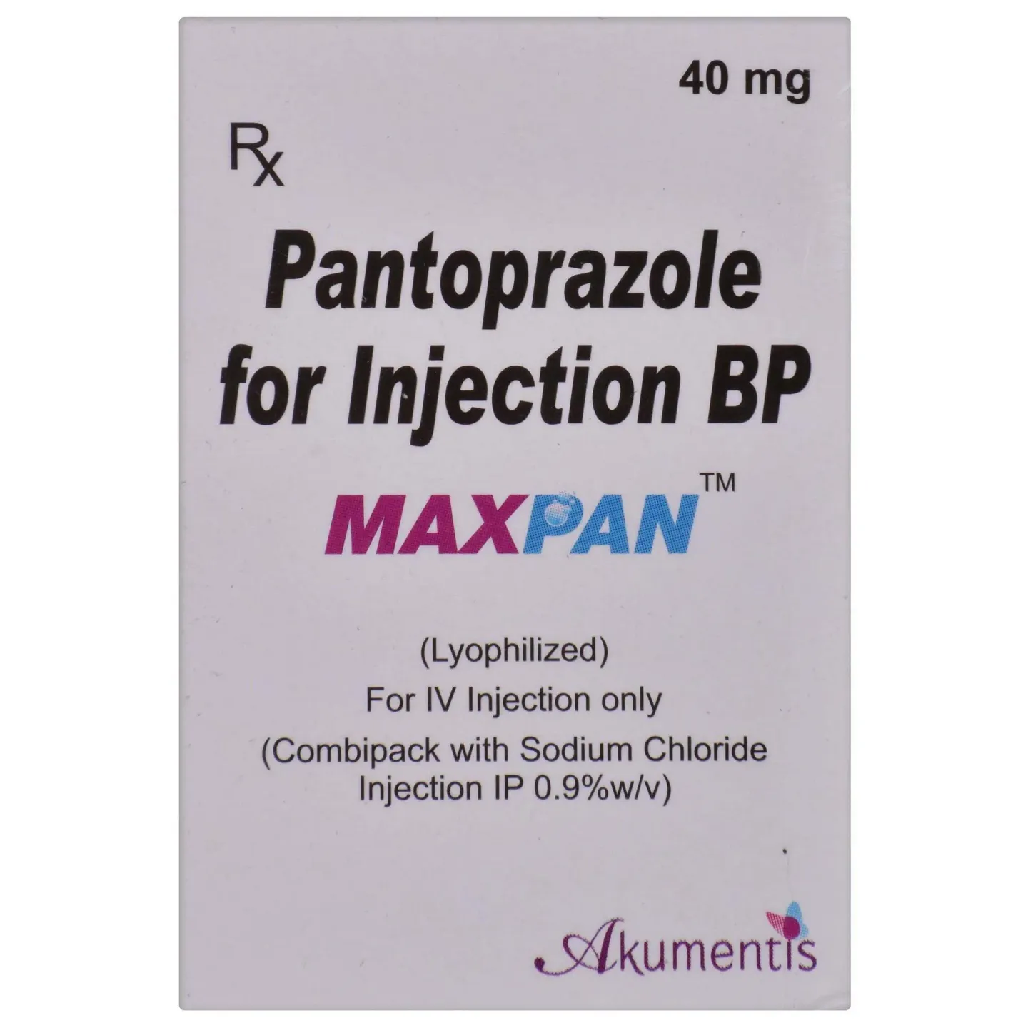 Maxpan 40mg Injection product image
