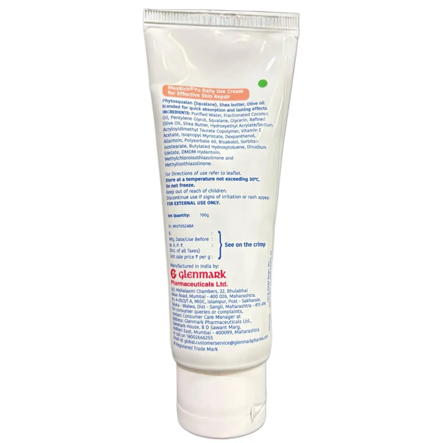 Maxrich Yu Daily Use Cream product image