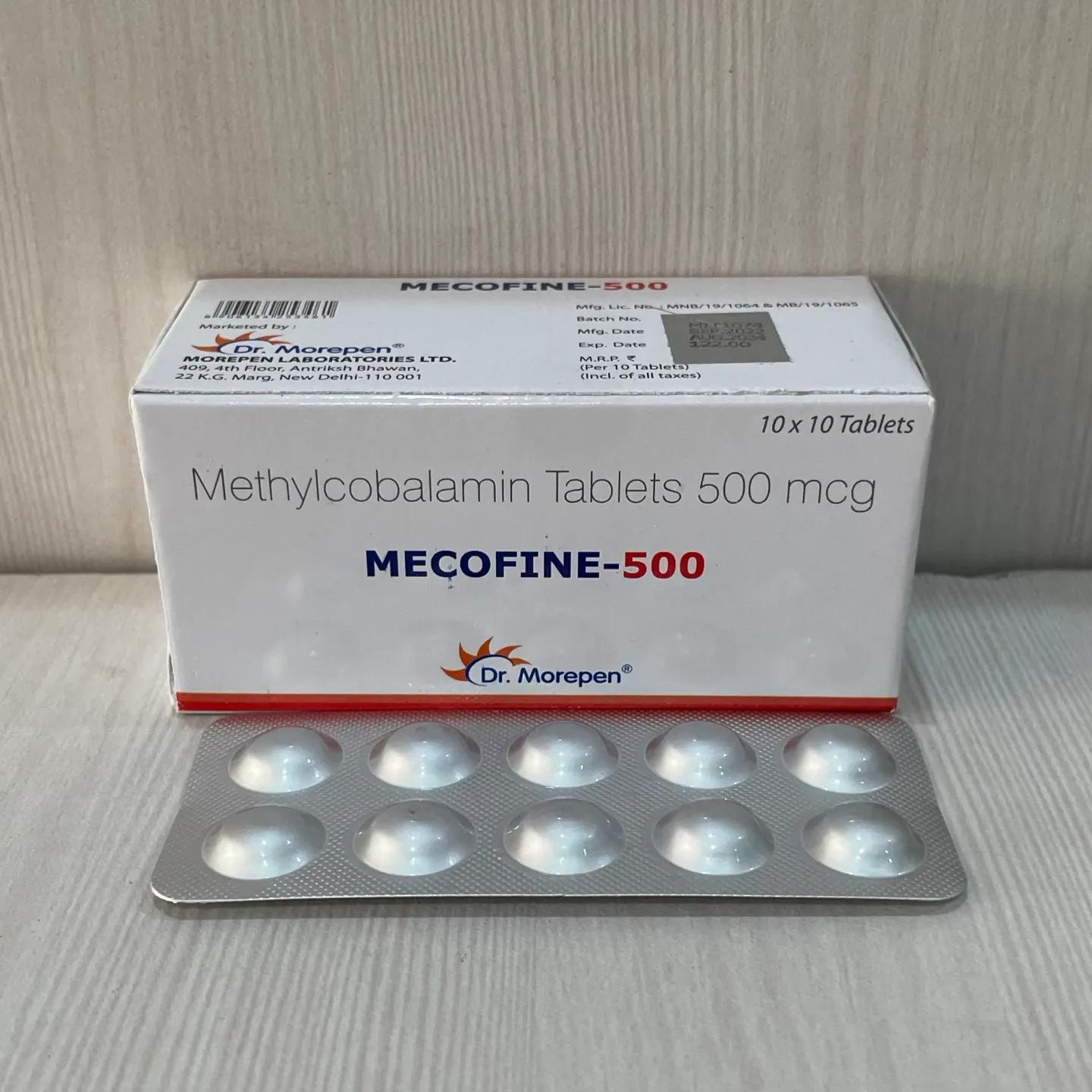 Mecofine 500mg Tablet product image