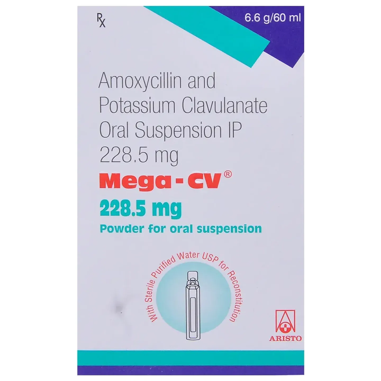Mega Cv 228.5mg Dry Syrup 60ml product image