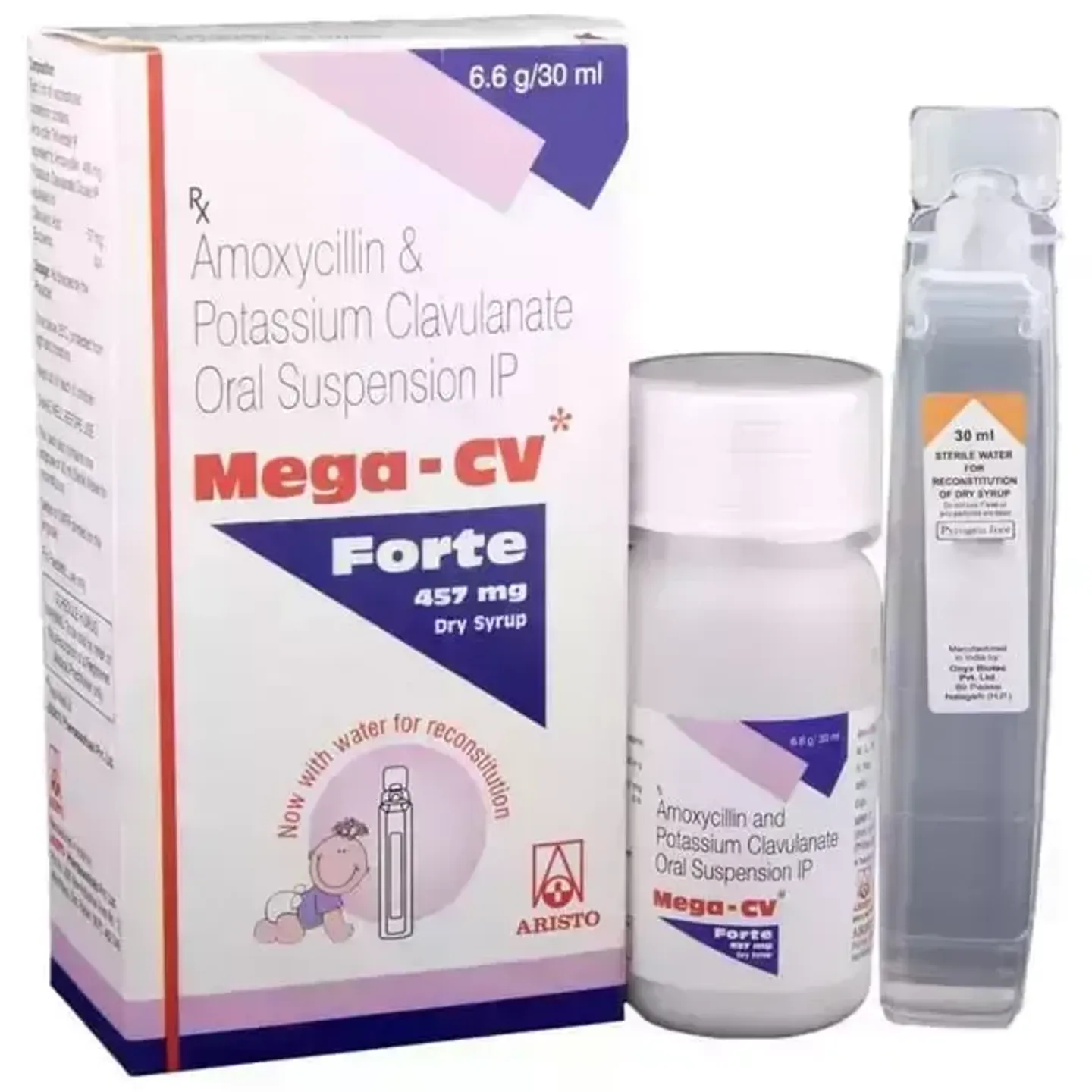 Mega-cv Forte 457mg Dry Syrup 30ml product image