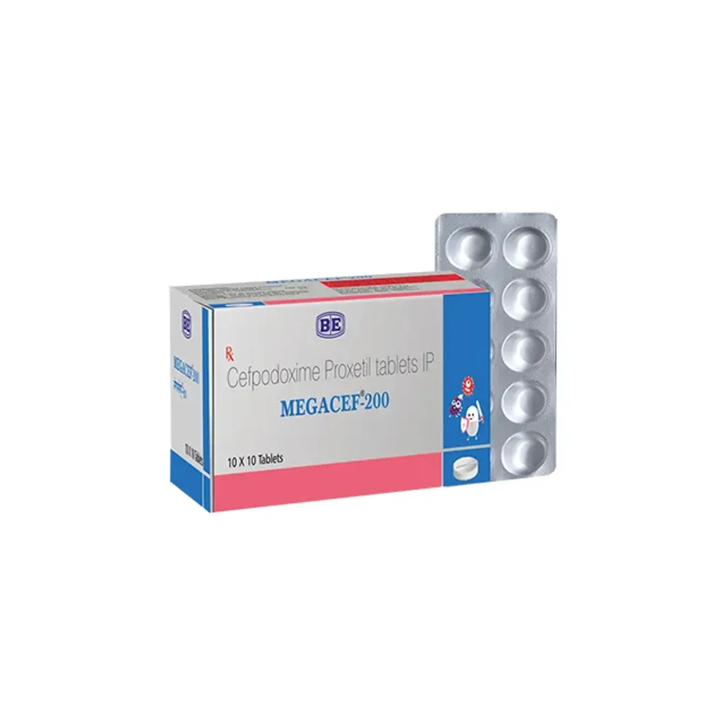 Megacef 200 Tablet product image