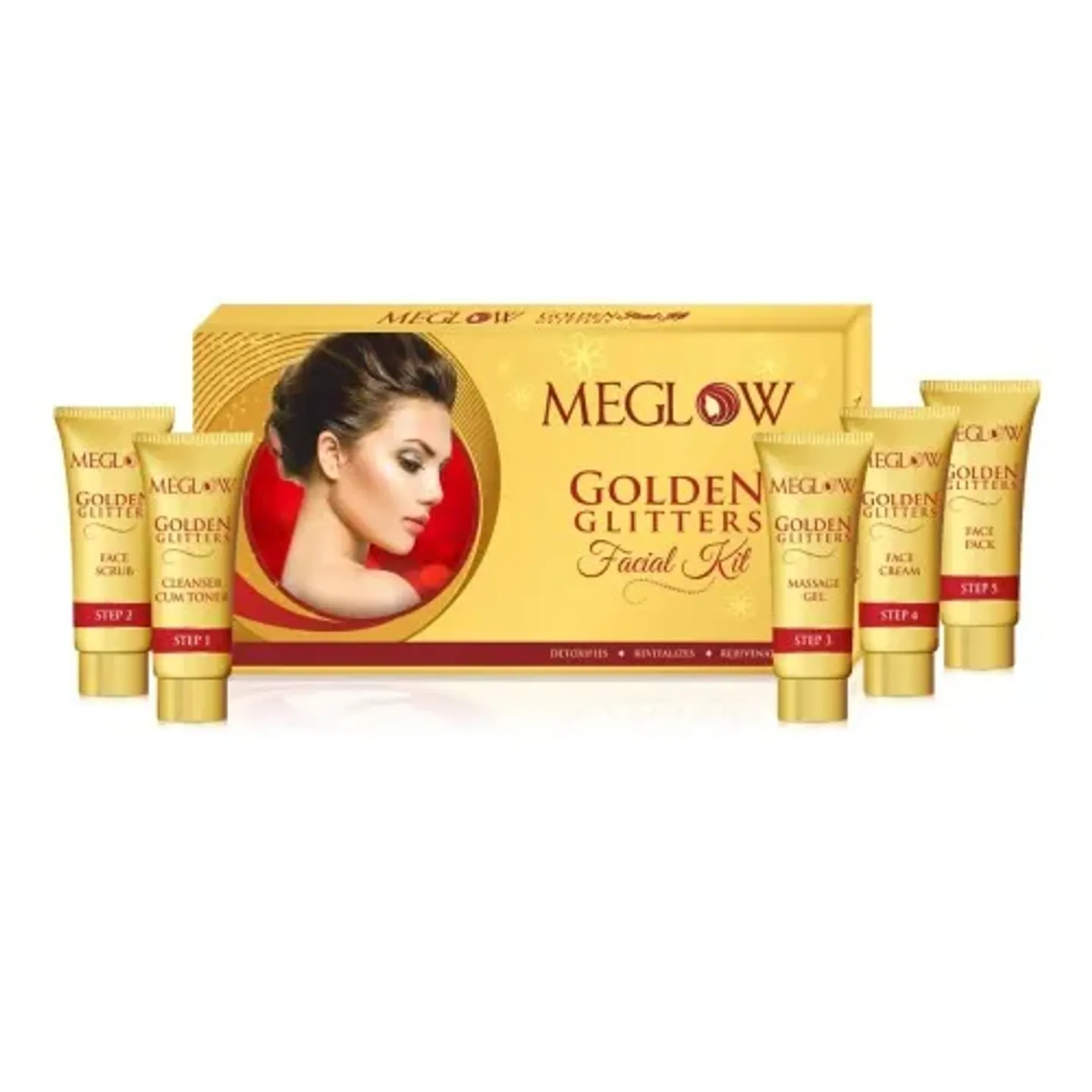 Meglow Golden Glitters Facial Kit product image