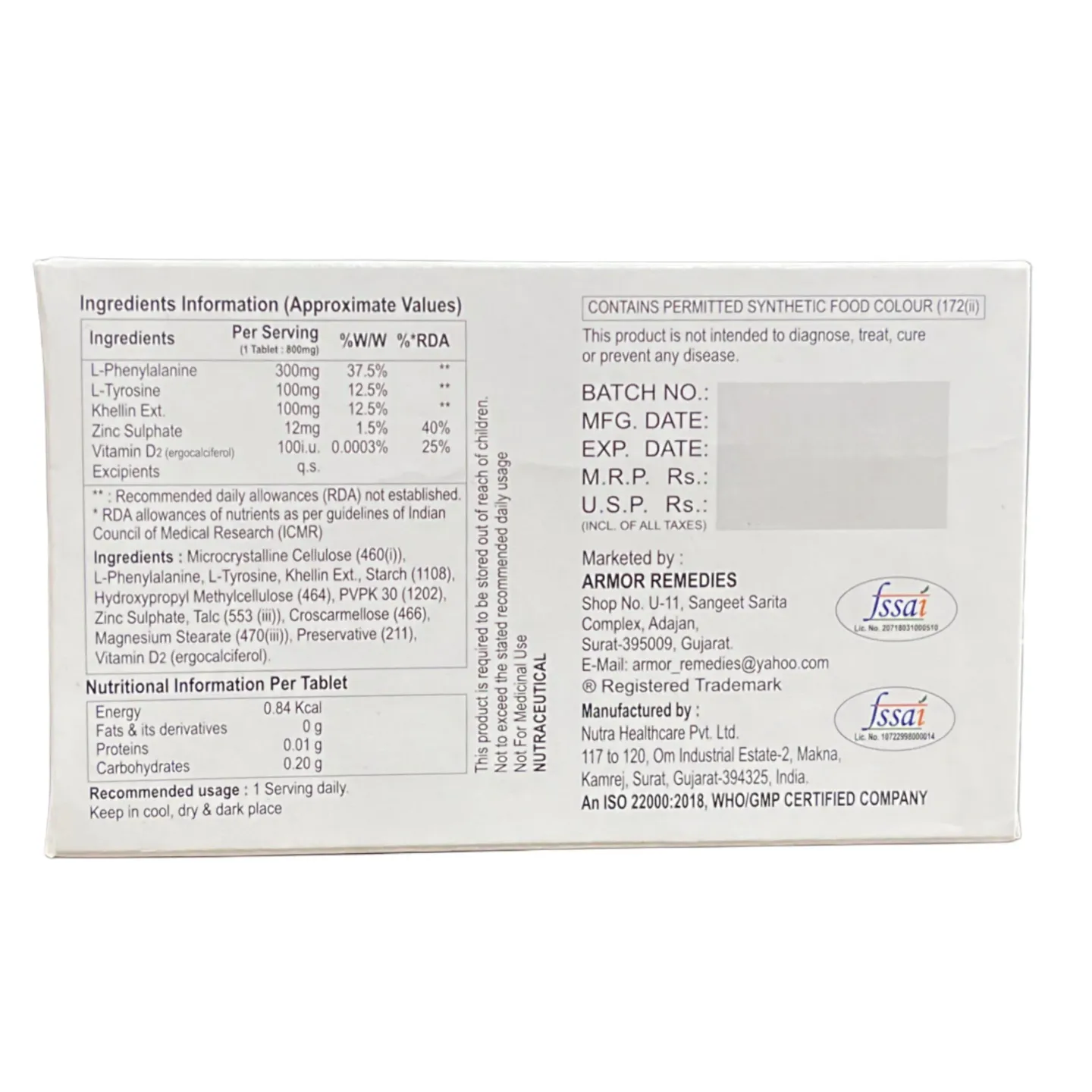 Mela Up Tablets product image