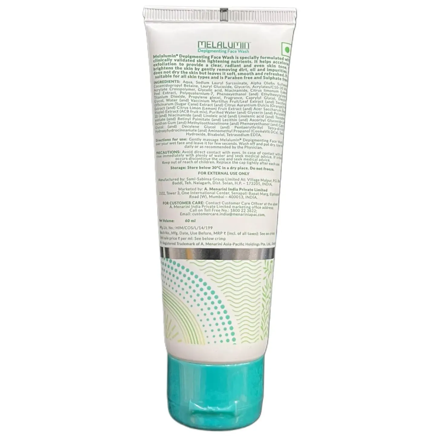Melalumin Depigmenting Face Wash product image