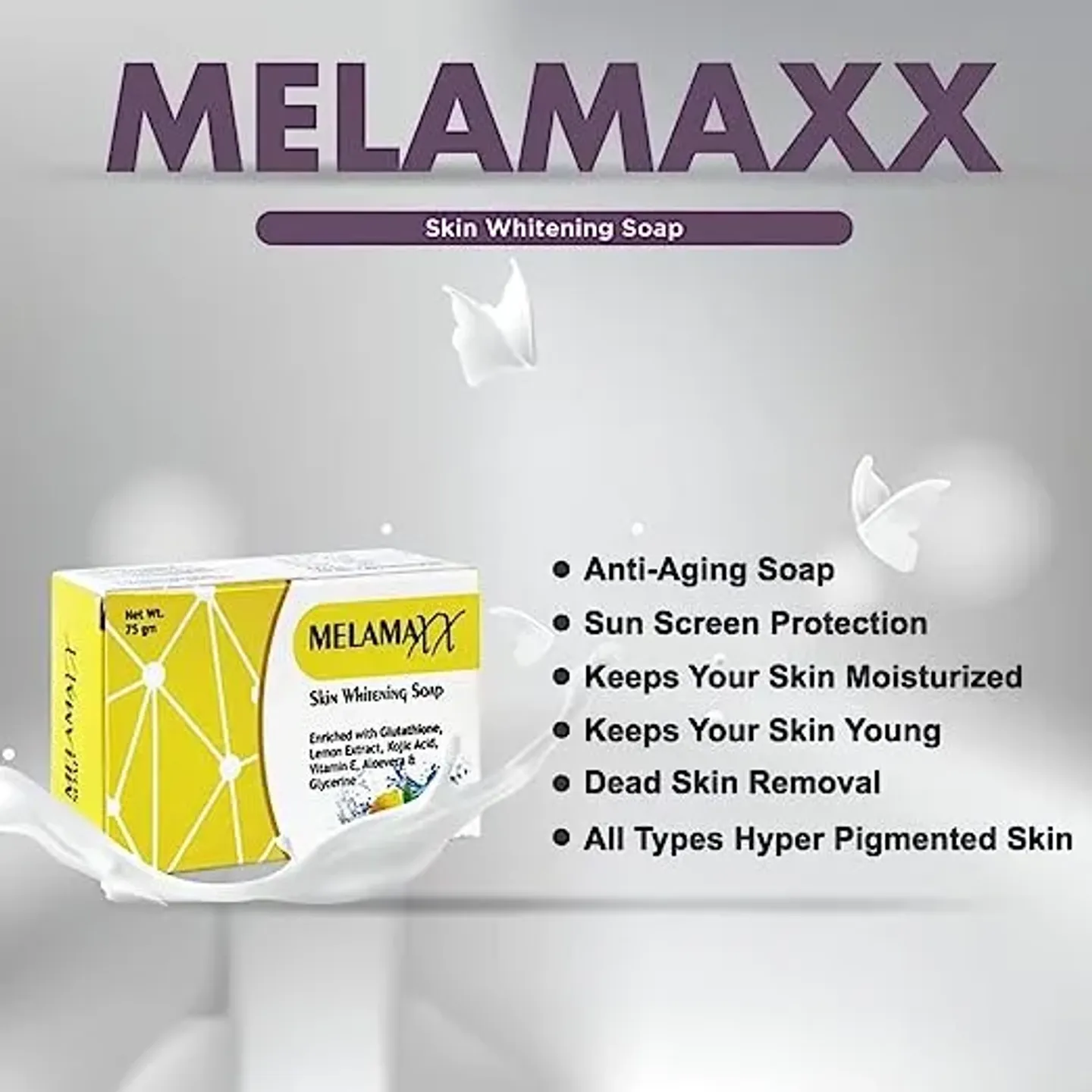 Melamaxx Lemon Skin Whitening Soap product image