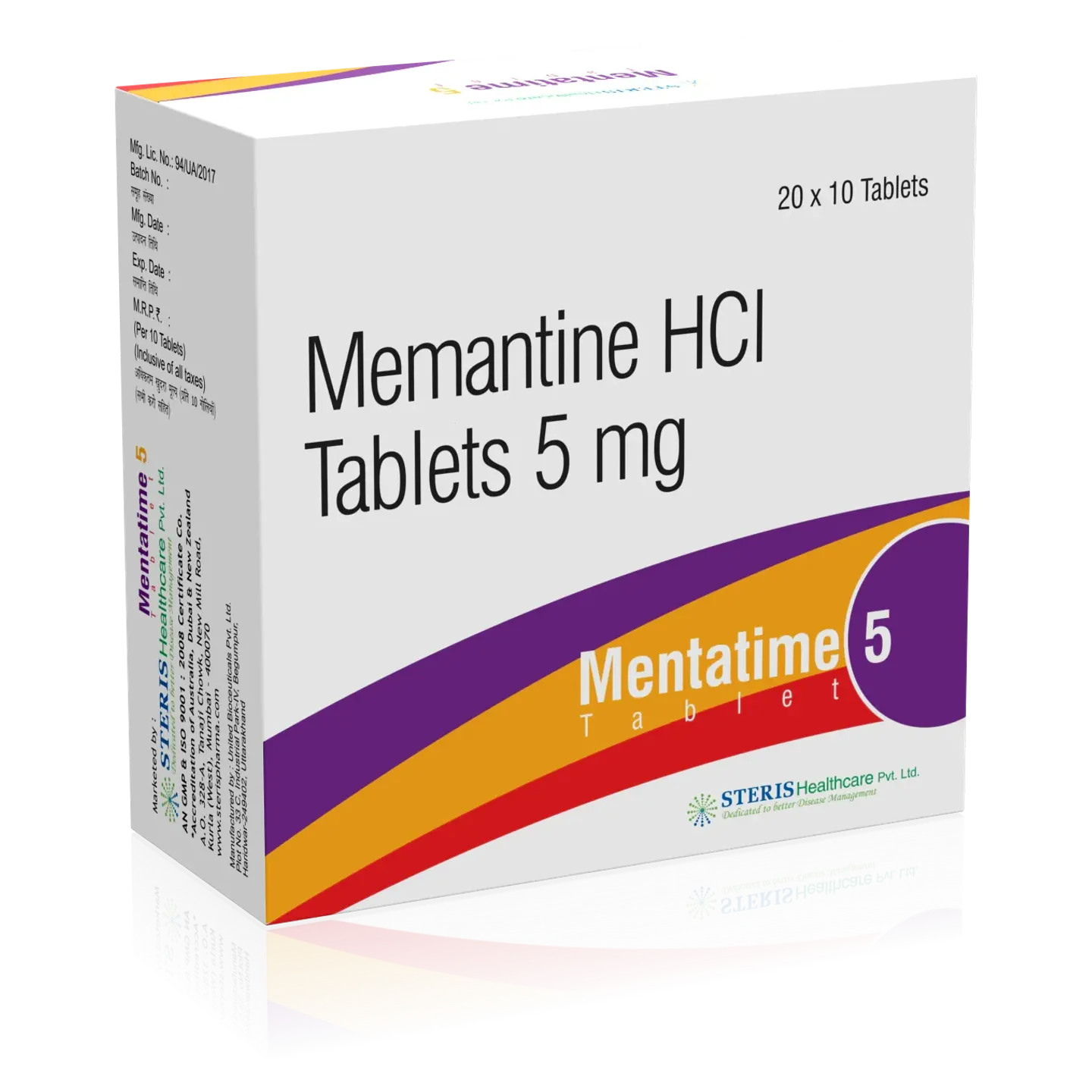 Mentatime 5 Mg Tablet product image