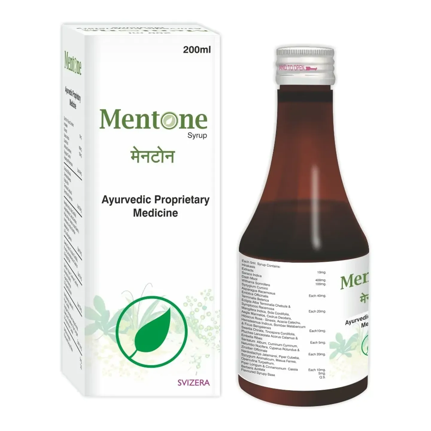Mentone Syrup 200ml product image