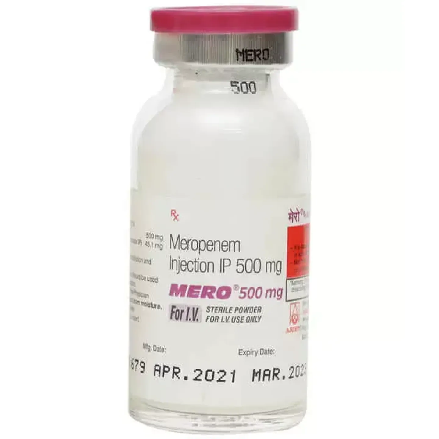 Mero 500mg Injection product image