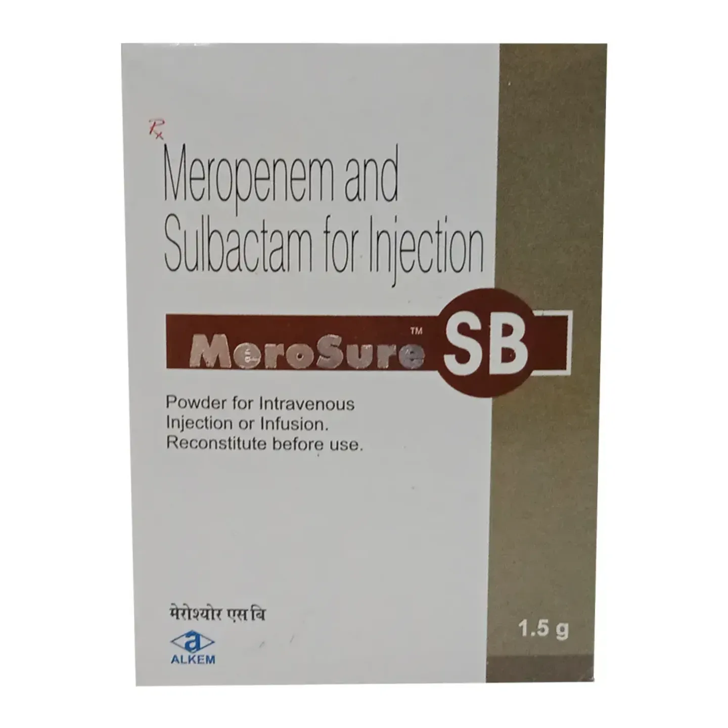 Merosure Sb 1.5gm Injection product image
