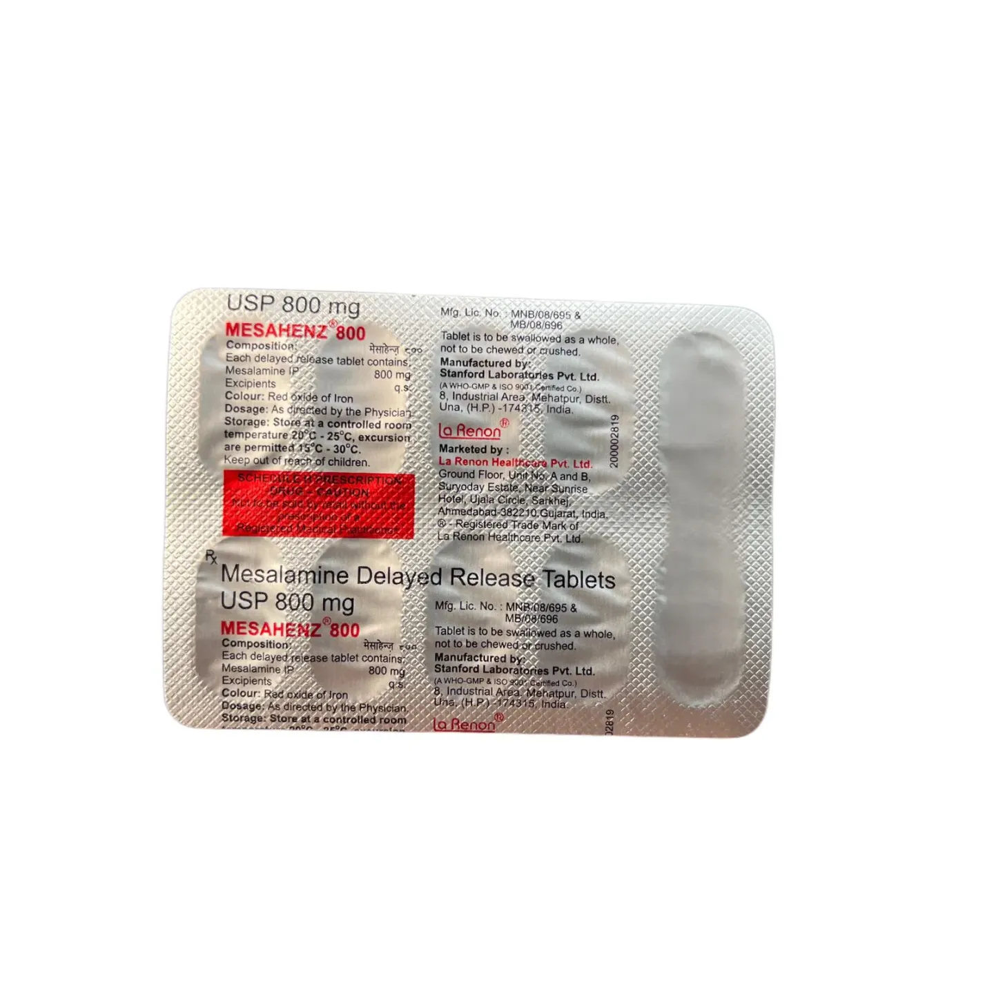 Mesahenz 800 Tablet product image