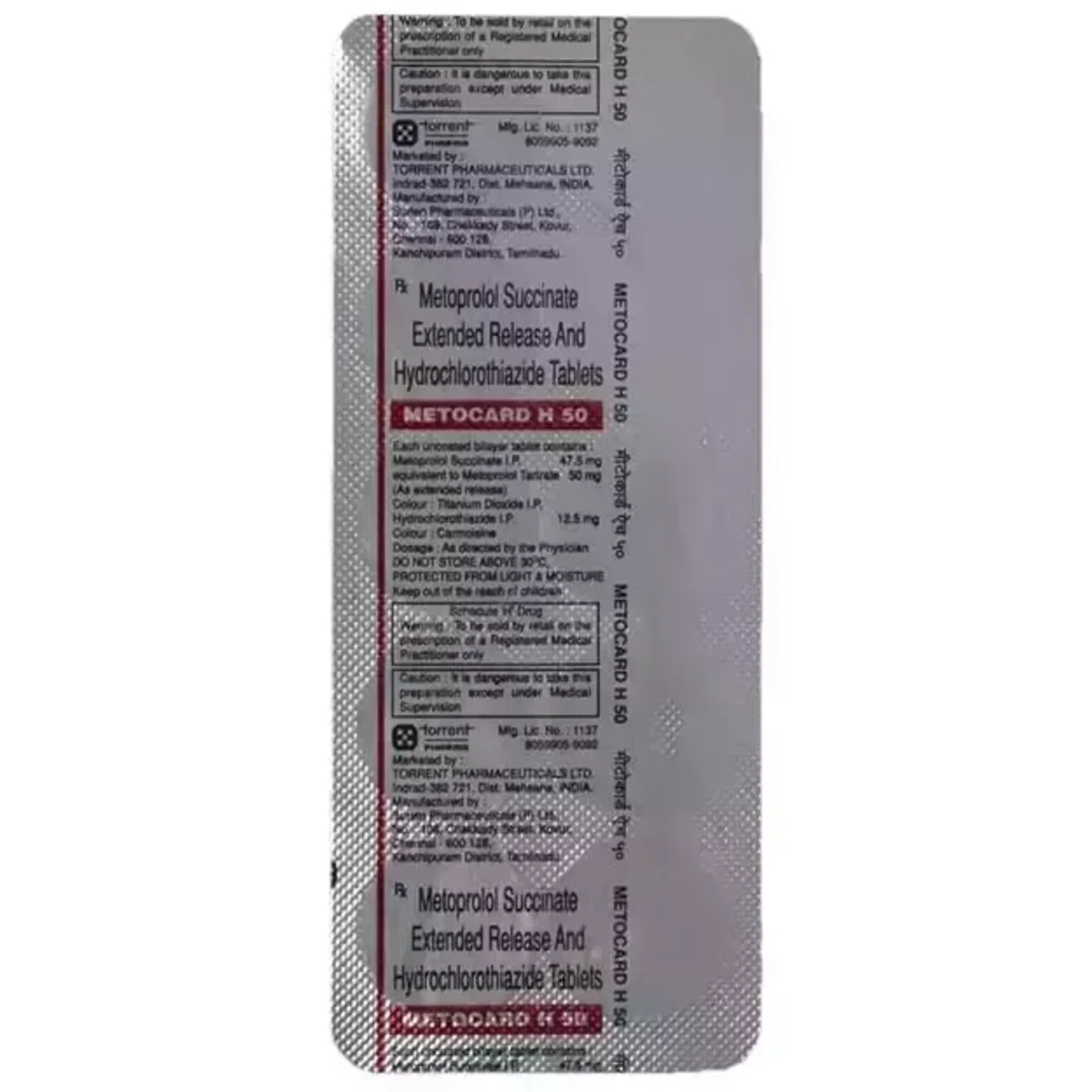 Metocard H 50 Tablet product image