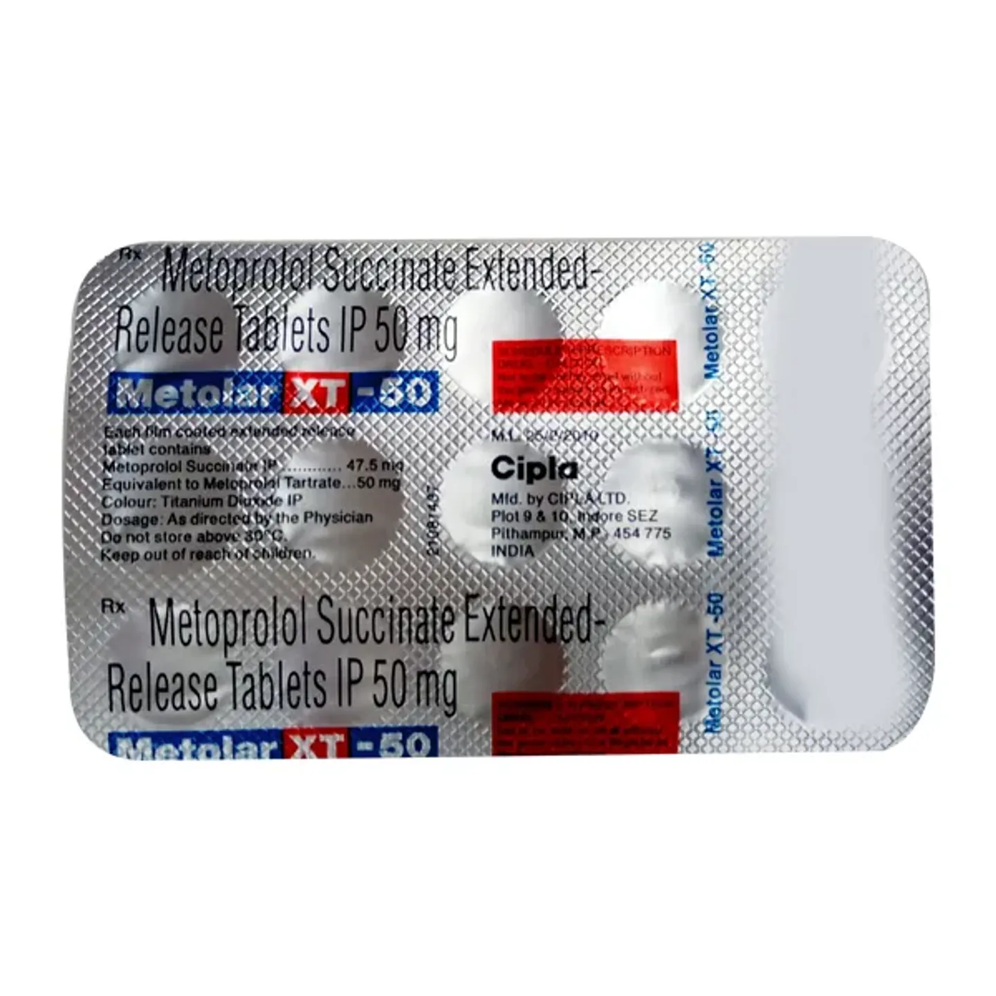 Metolar Xt 50 Tablet product image