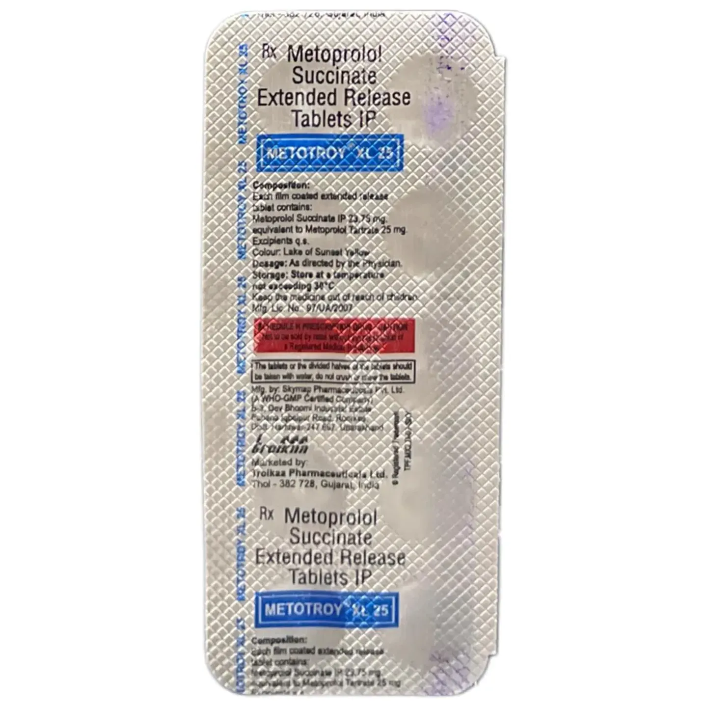 Metotroy Xl 25 Tablet product image