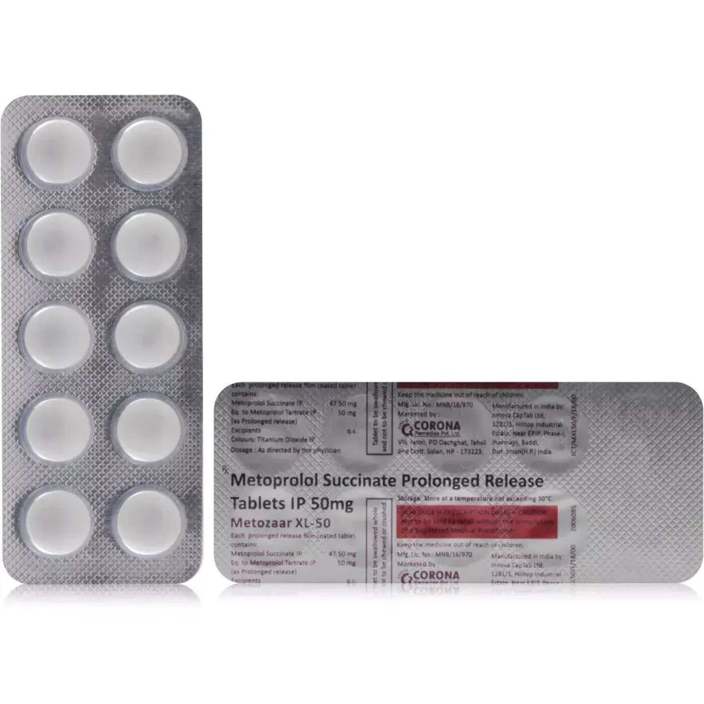 Metozaar Xl 50 Tablet product image