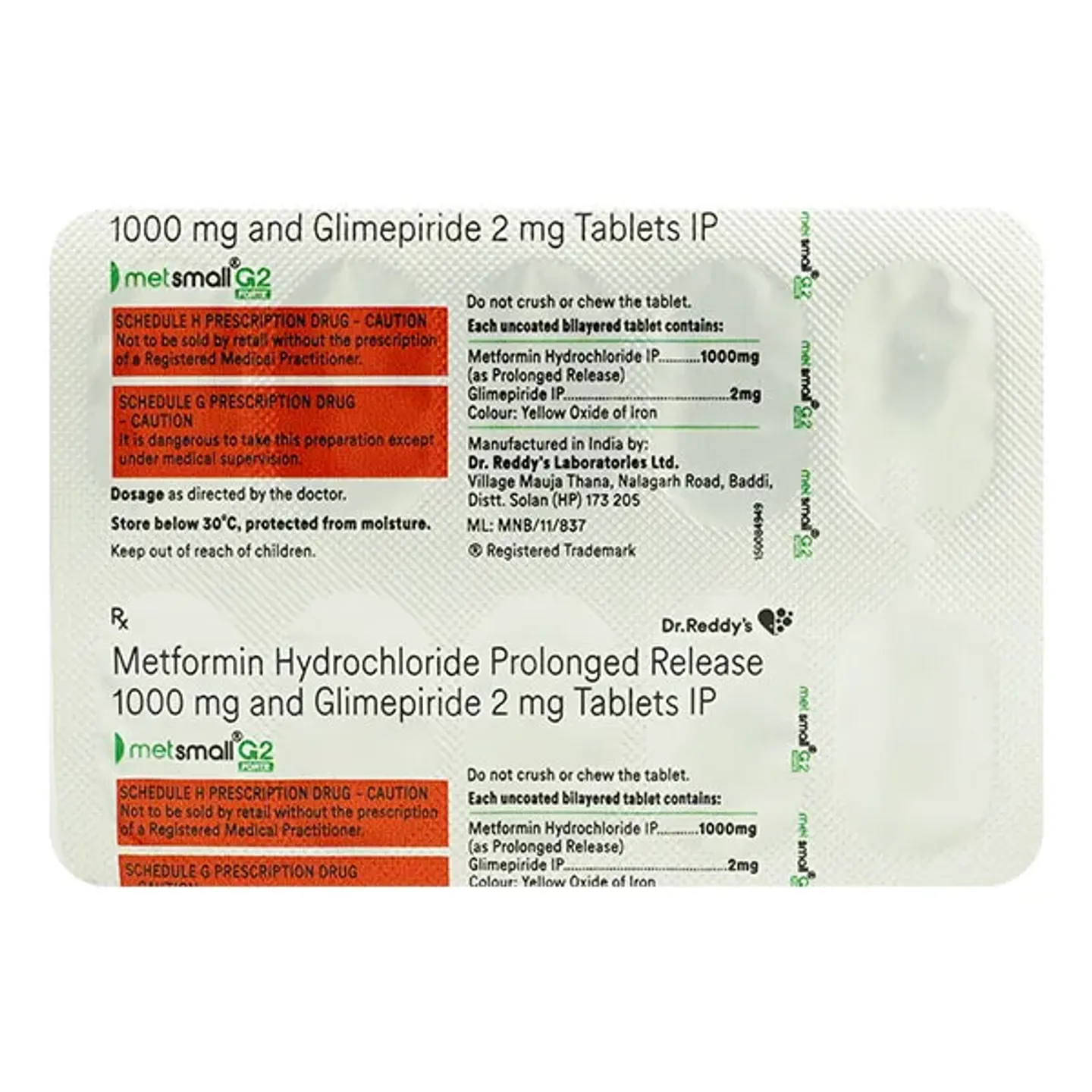 Metsmall G2 Forte Tablet product image