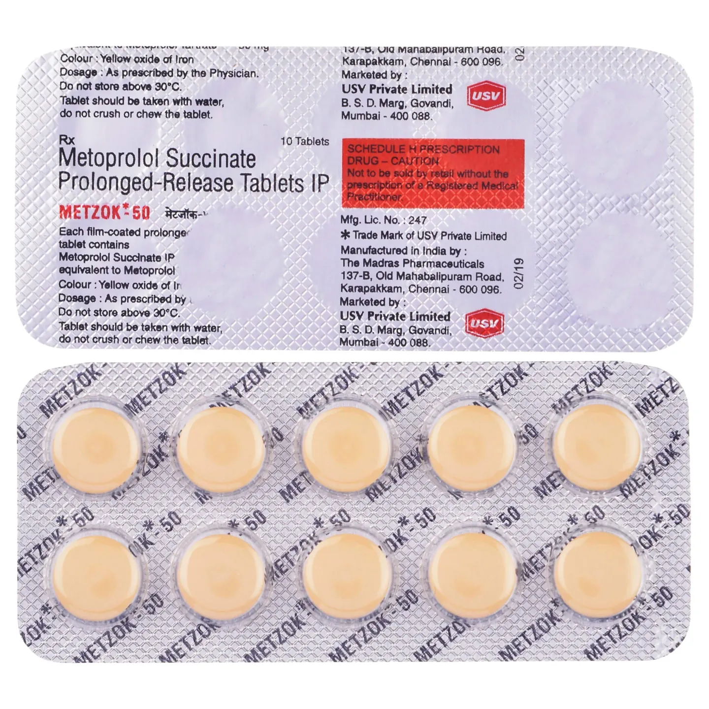 Metzok 50 Tablet product image