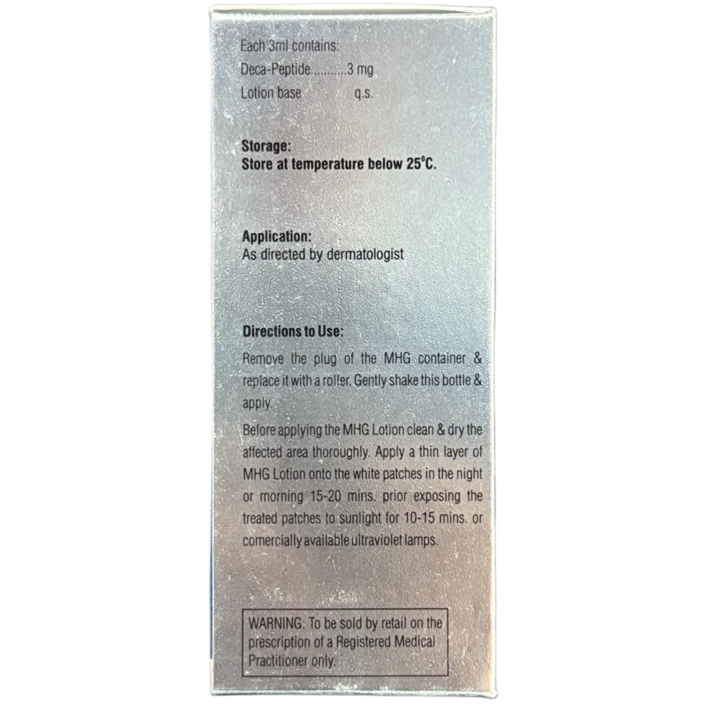 Mhg Lotion 3ml product image