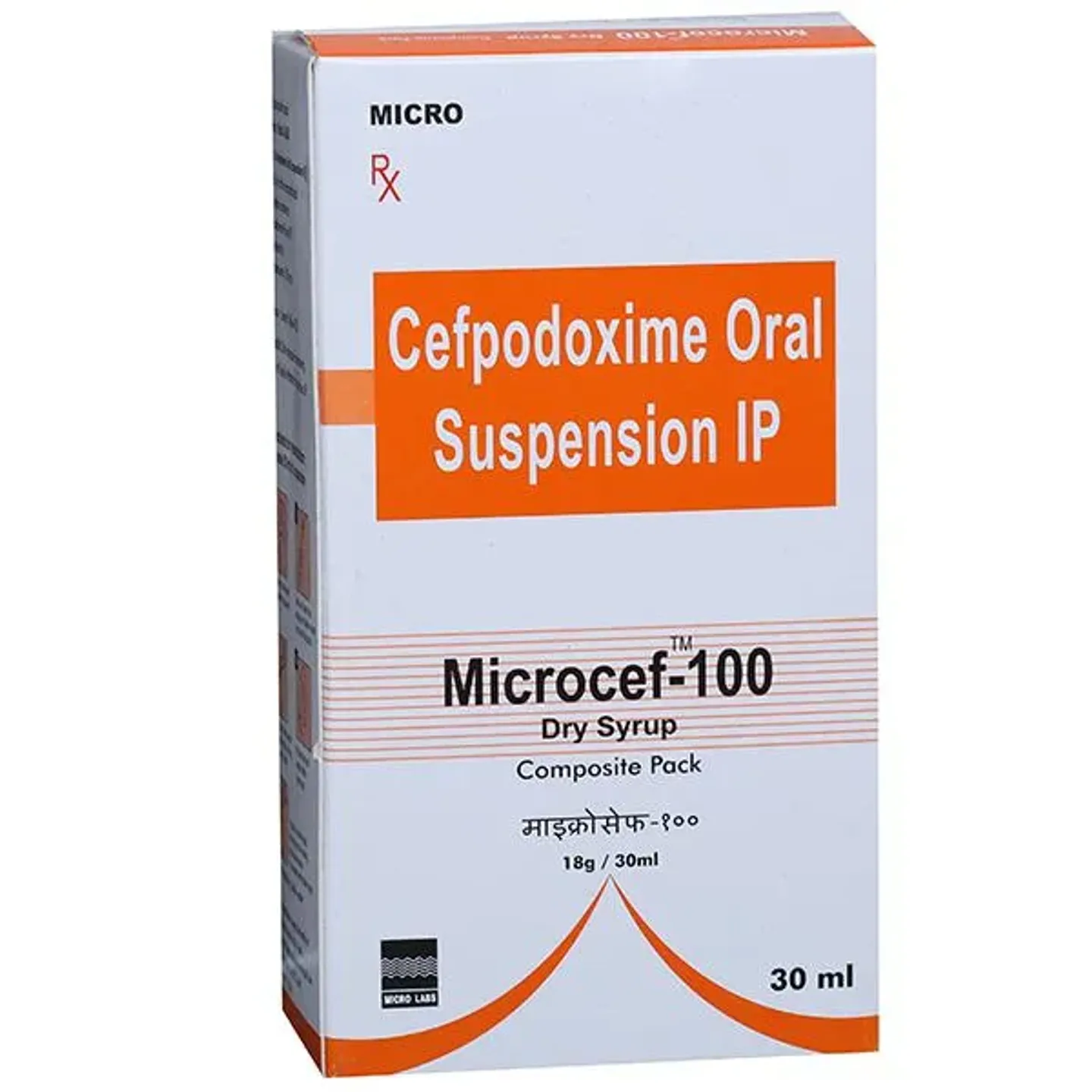 Microcef 100 Dry Syrup 30ml product image