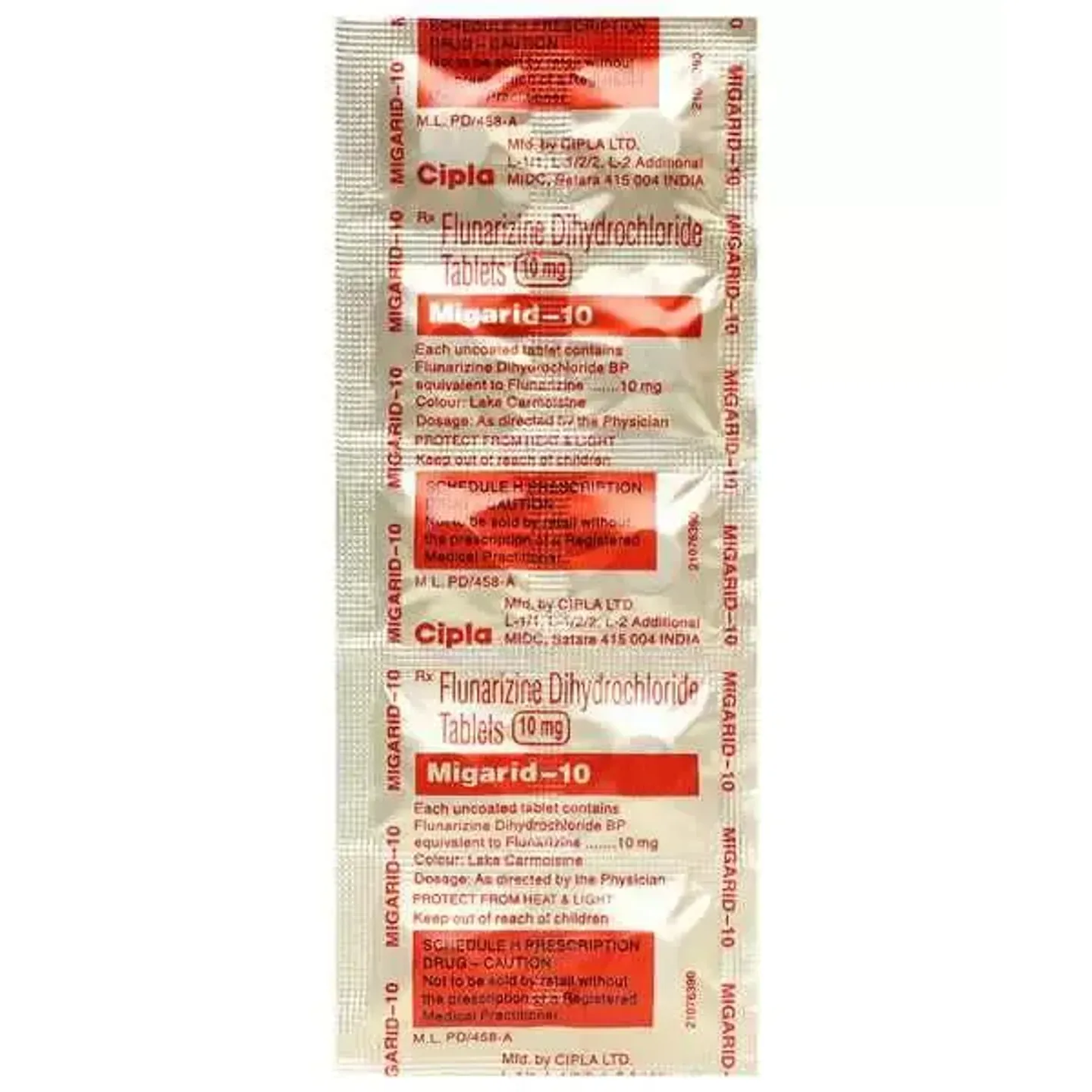 Migarid 10 Tablet product image