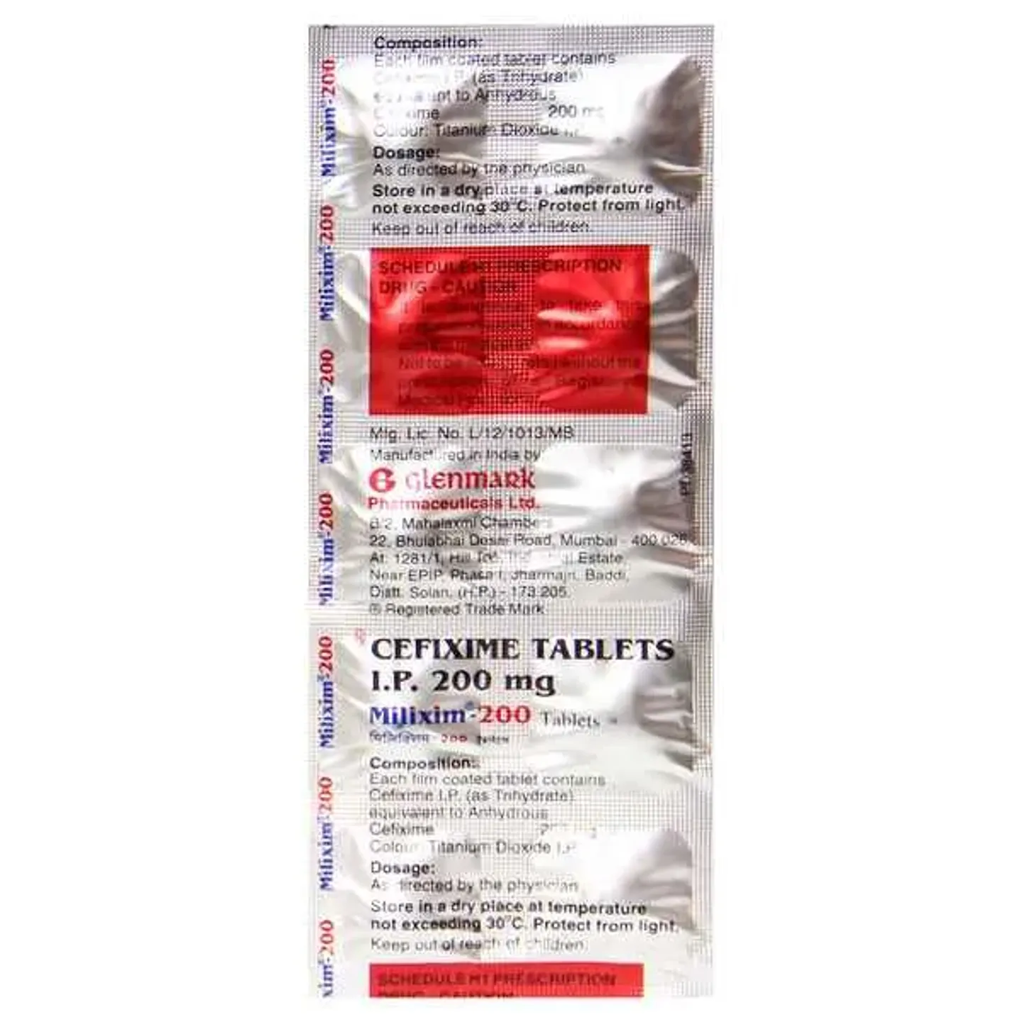 Milixim 200 Tablet product image